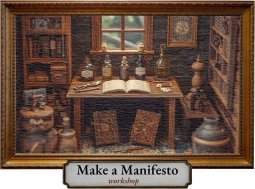 Make Your Own Manifesto!