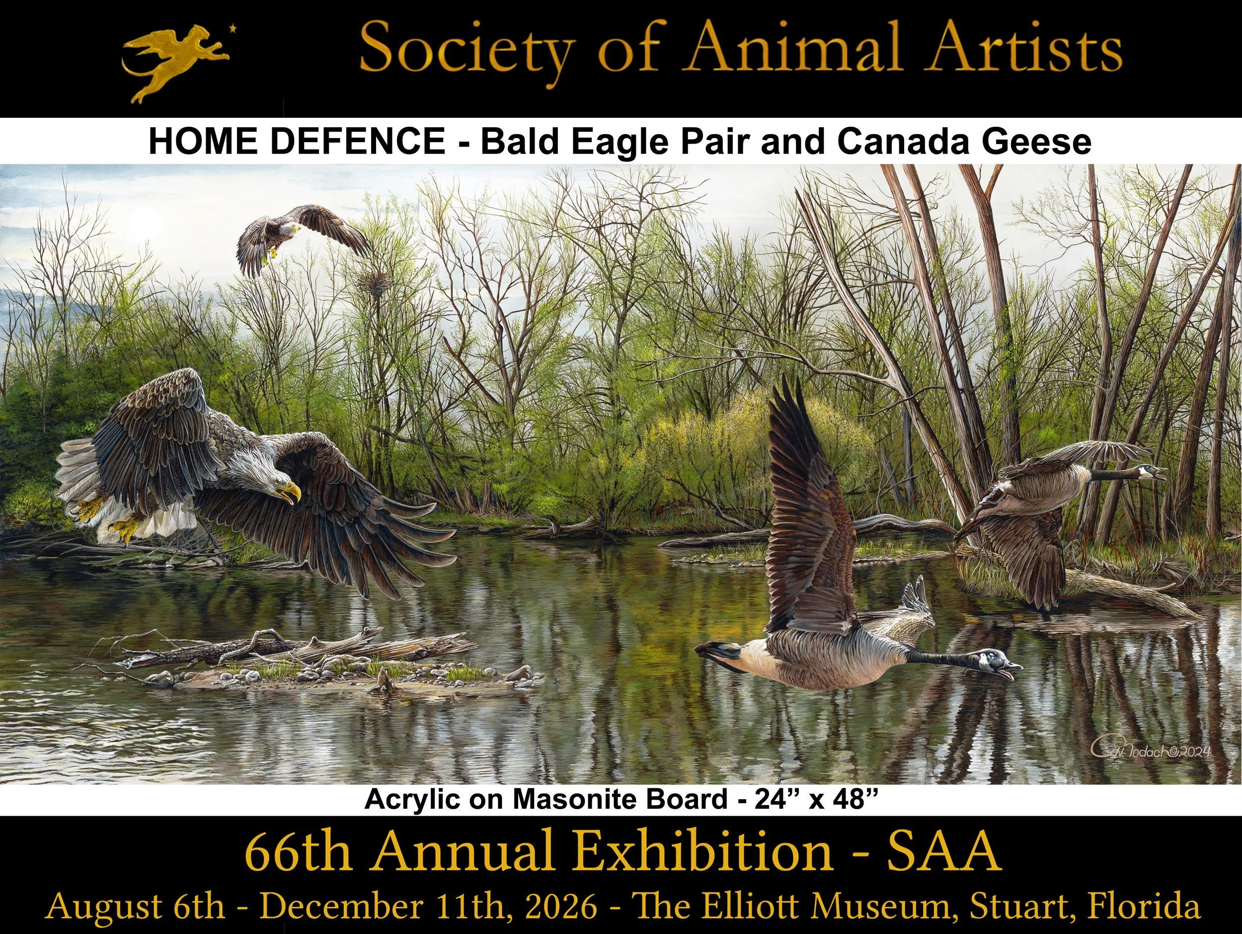 THE SOCIETY OF ANIMAL ARTISTS INVITES SIGNATURE MEMBER HARVEY BODACH TO THE 66TH ANNUAL EXHIBITION 2026
