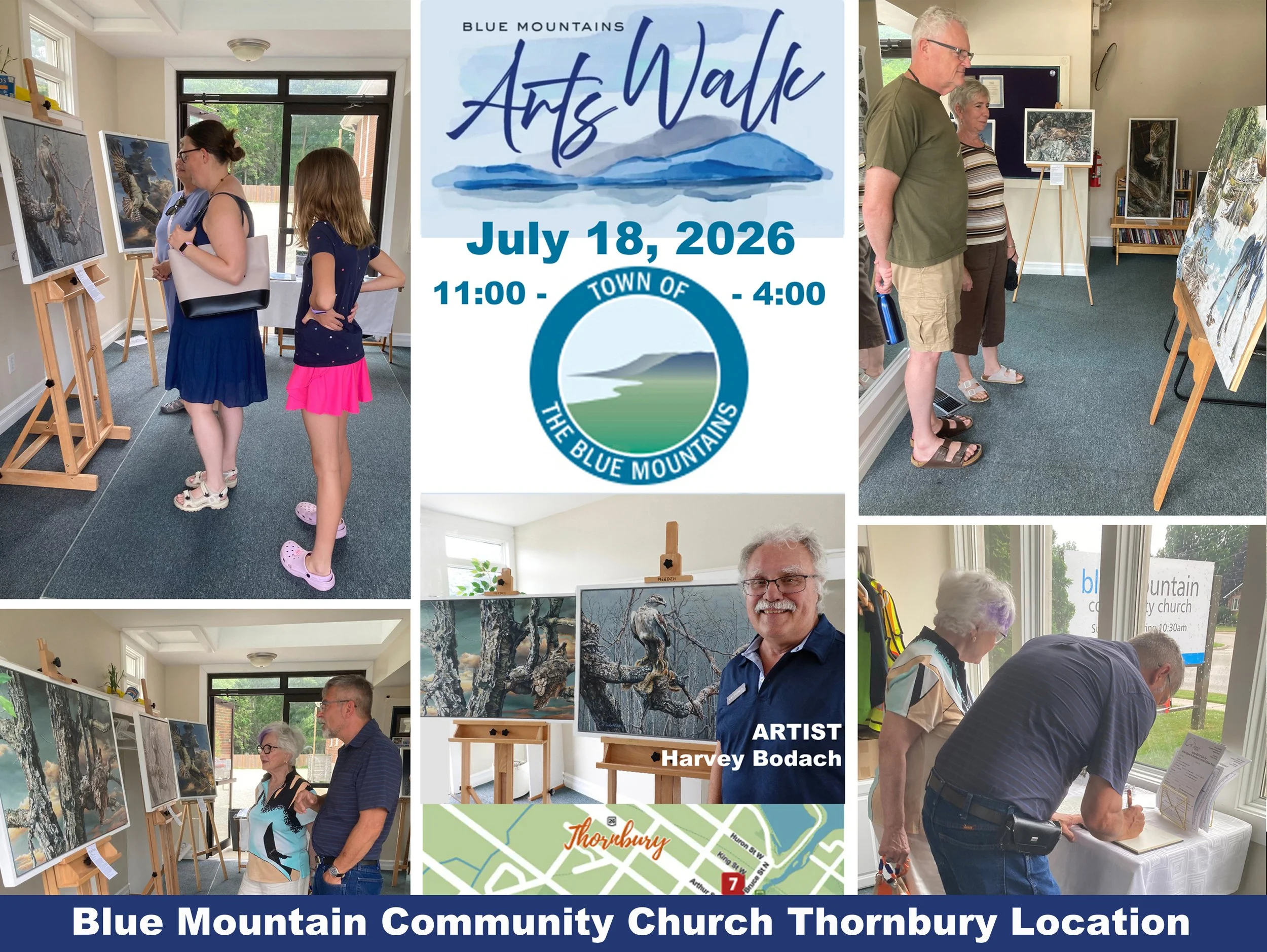 2026 ArtsWalk Thornbury/Clarksburg: Threatening weather reports fail to dampen interests.