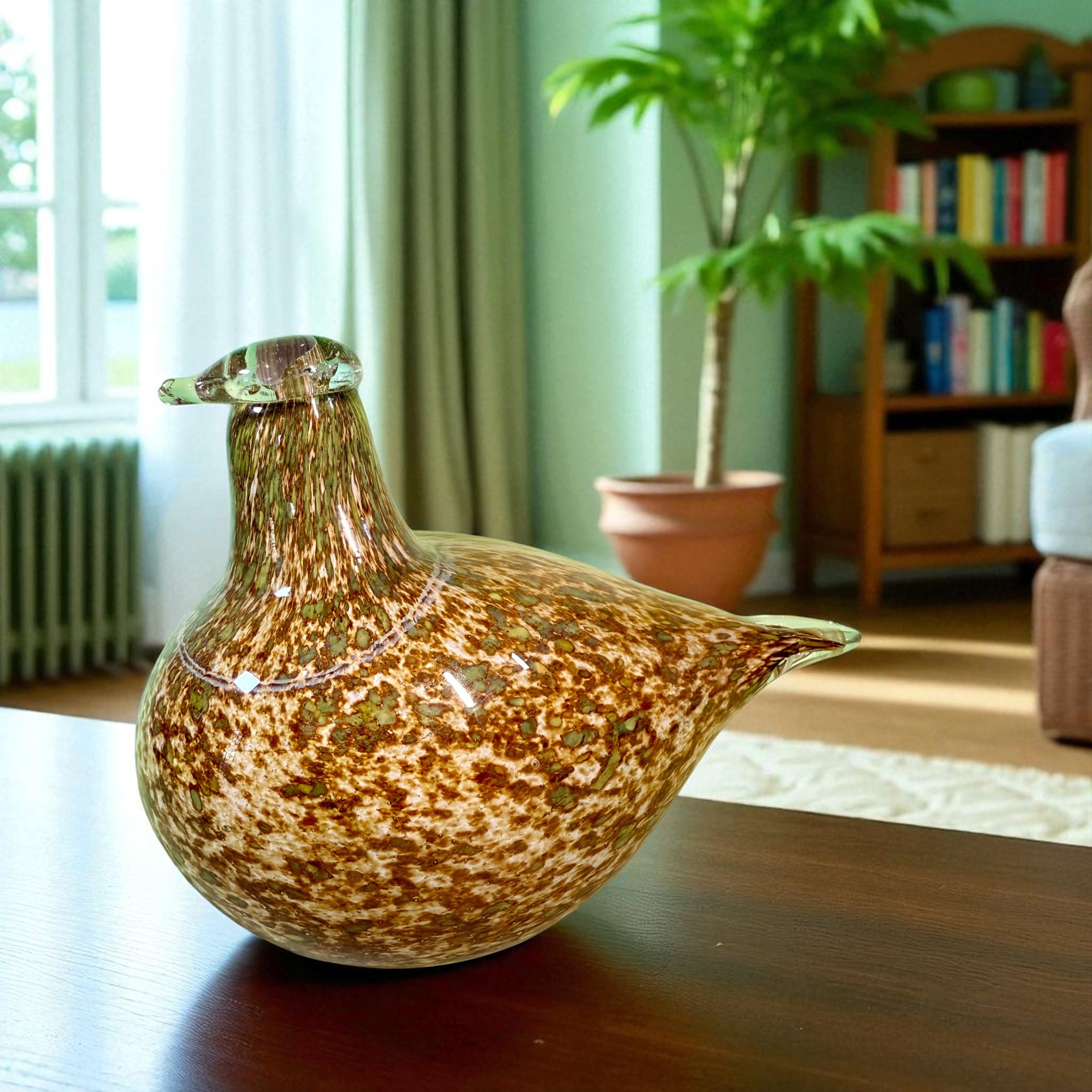 SQ5215366 Asmo Uutela Glass Bird Finland