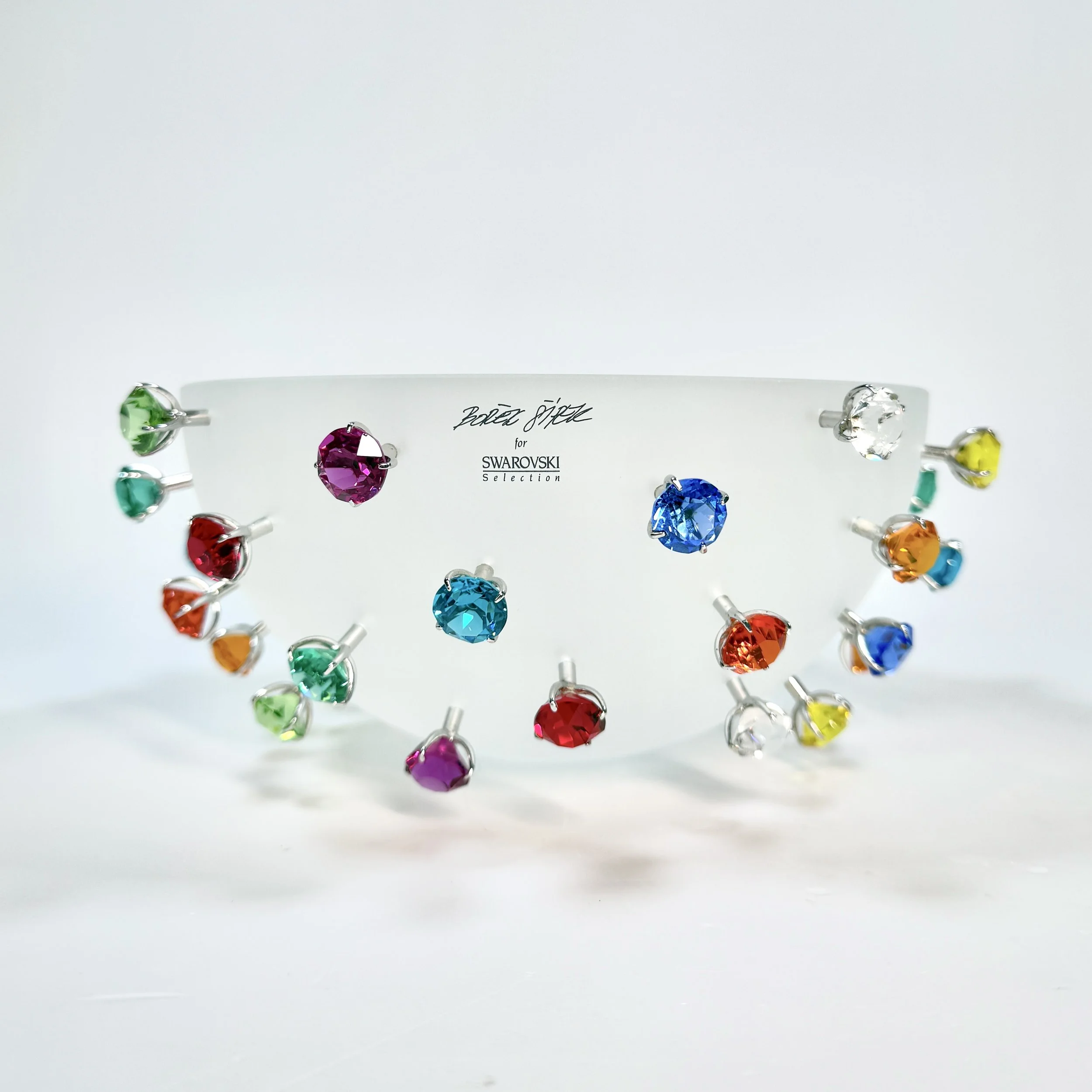 Borek Šípek “Apollo” Bowl for Swarovski 1997 Serial SG9706021 (D0534)