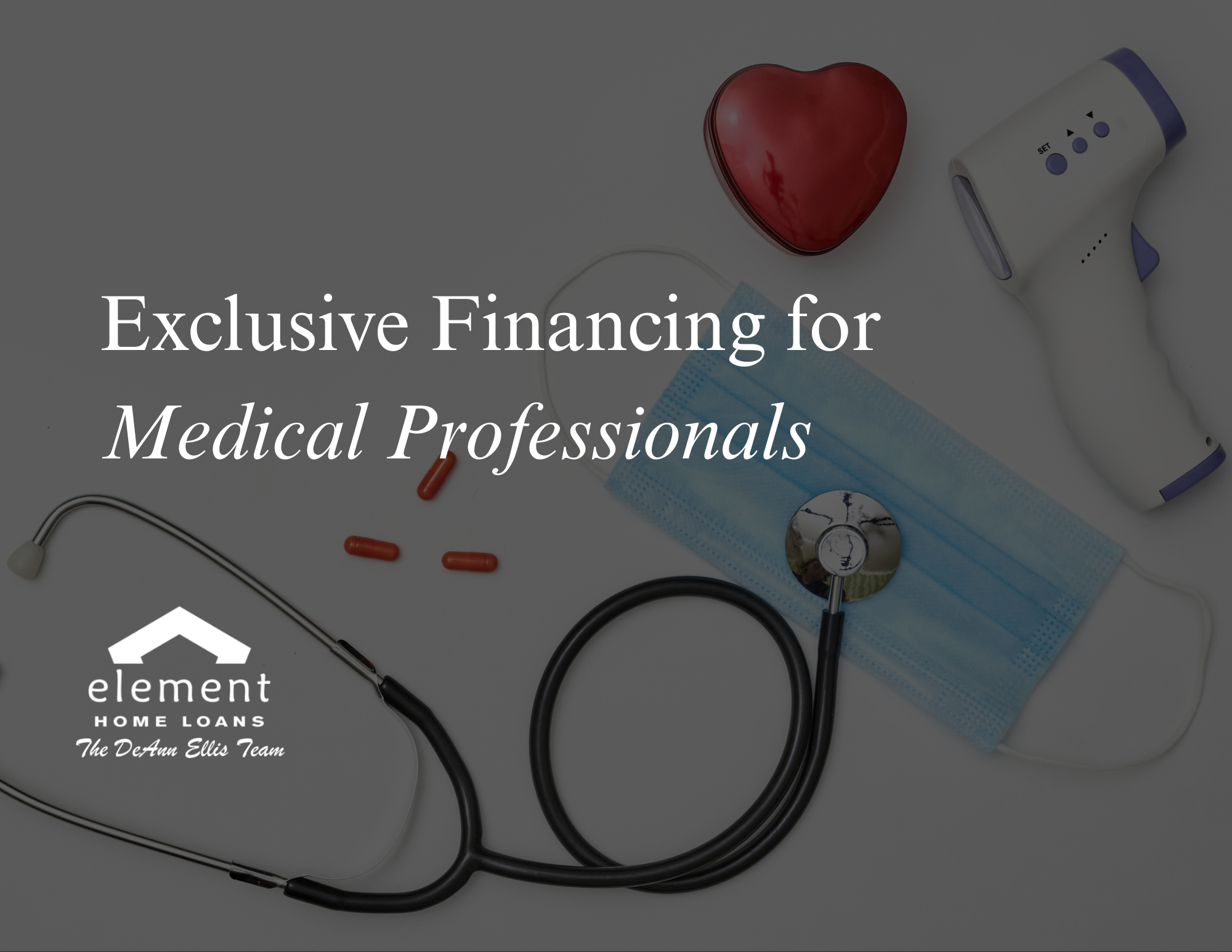 Exclusive Financing for Medical Professionals!