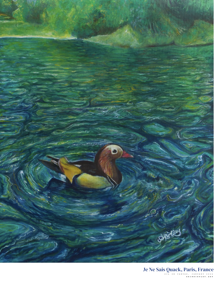 A3 Art Print | Je Ne Sais Quack by Erin Kirtley