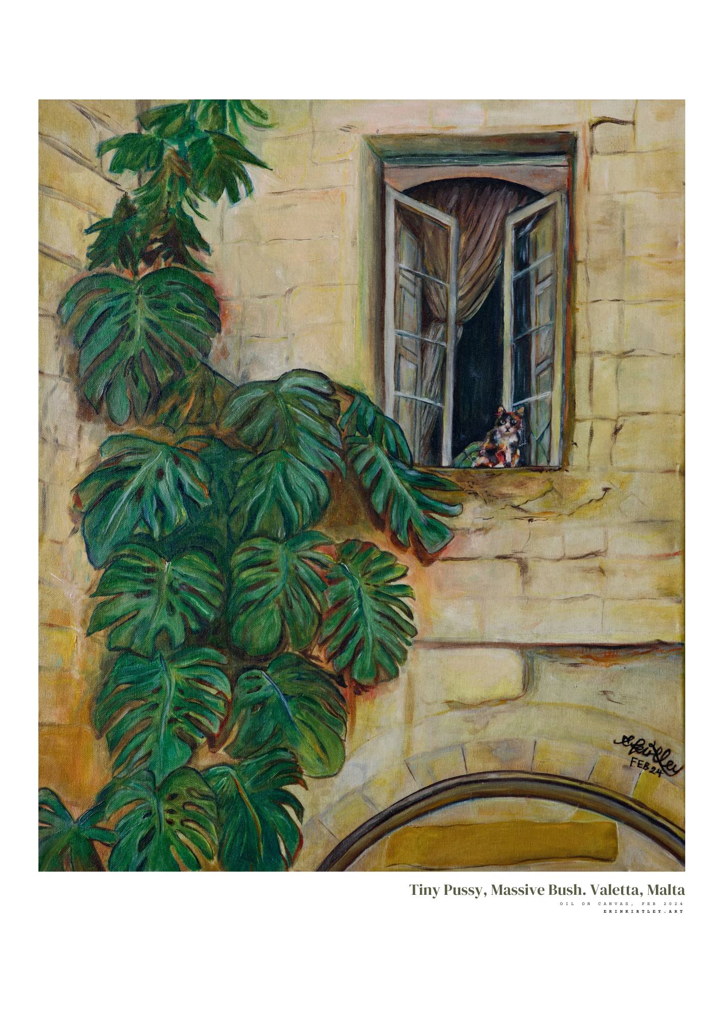 A3 Art Print | Tiny Pussy Massive Bush by Erin Kirtley