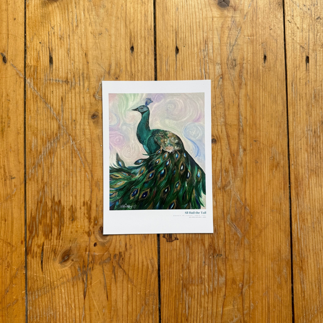A6 Postcard | All Hail the Tail by Erin Kirtley