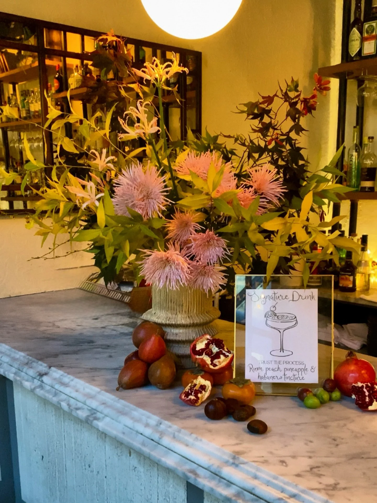 Dressing a naked bar is imperative. Getting it right is even more crucial, it&rsquo;s all part of the guest experience.

Too much and your guests feel like they have to fight their way through a jungle.
Too little and it looks like an afterthought. 
