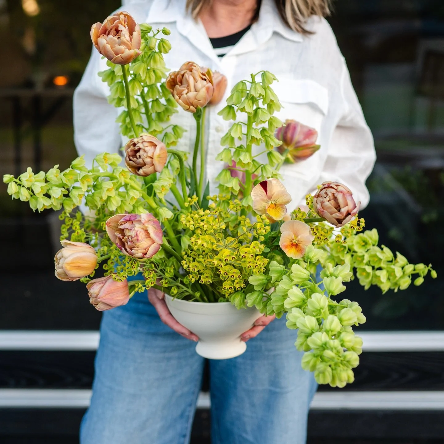 Me with the spring flowers that I hold near and dear. 
You know what else I hold near and dear?
Equal human rights for black and brown communities, for the queer and trans community and oppressed peoples across the globe.
Civil liberties, equality, f