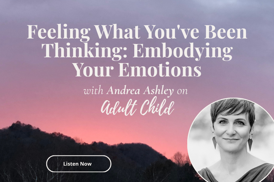 Podcast cover for Adult Child Podcast featuring an interview with Cory Scott.
