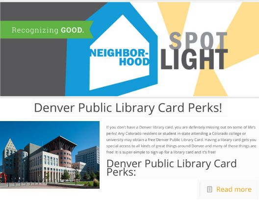 Denver Public Library Card Perks! — Extreme Community Makeover