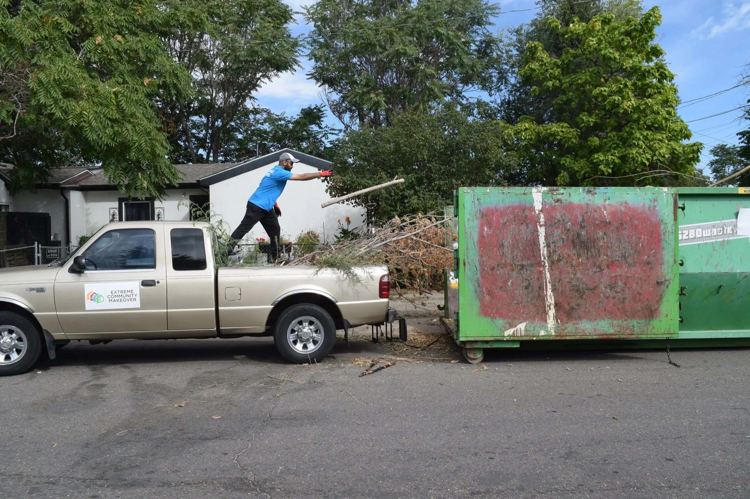 ECM Work Day - Villa Park Neighborhood