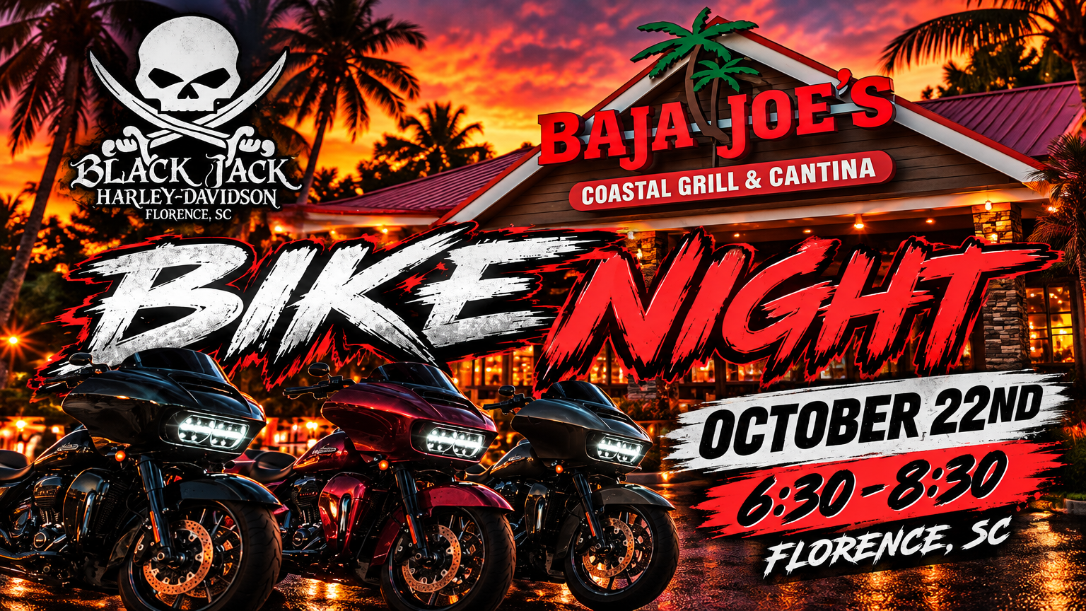 Baja Joe's presents "BIKE NIGHT" with Black Jack Harley-Davidson