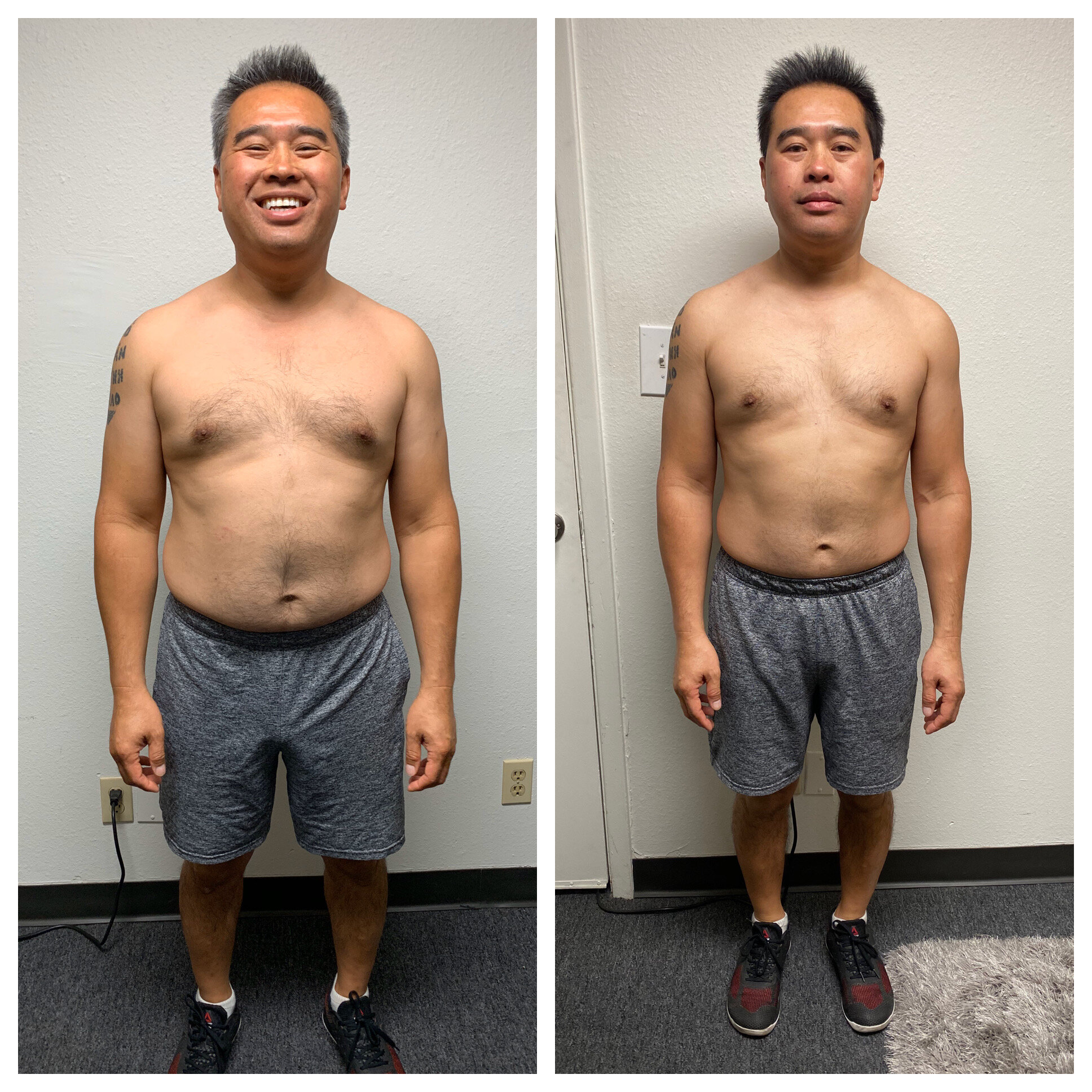 personal training transformation Heavy Mettle Fitness