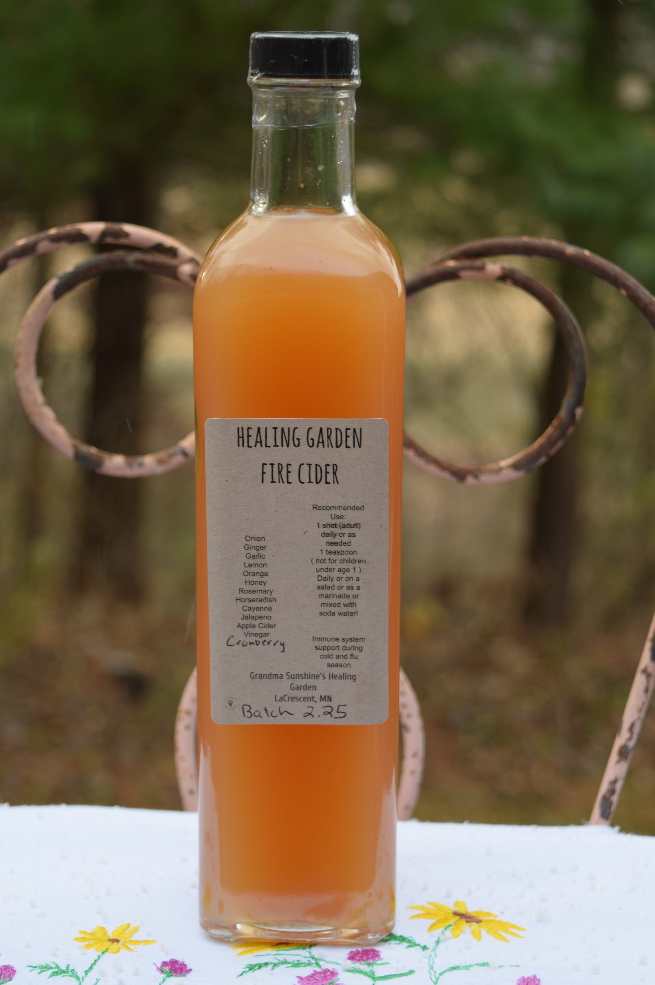 Healing Garden Fire Cider