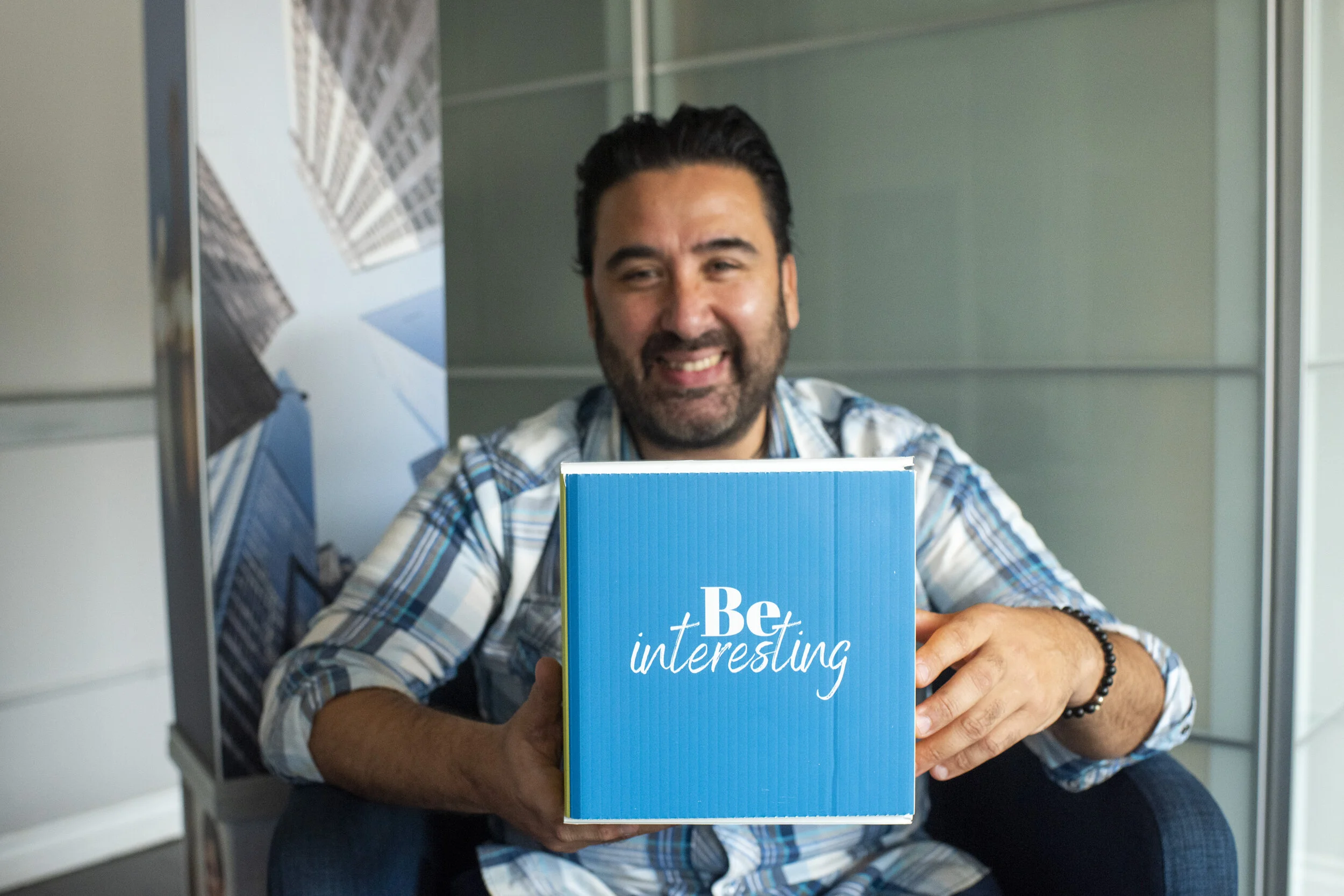 Müd Modular Cube with a custom message