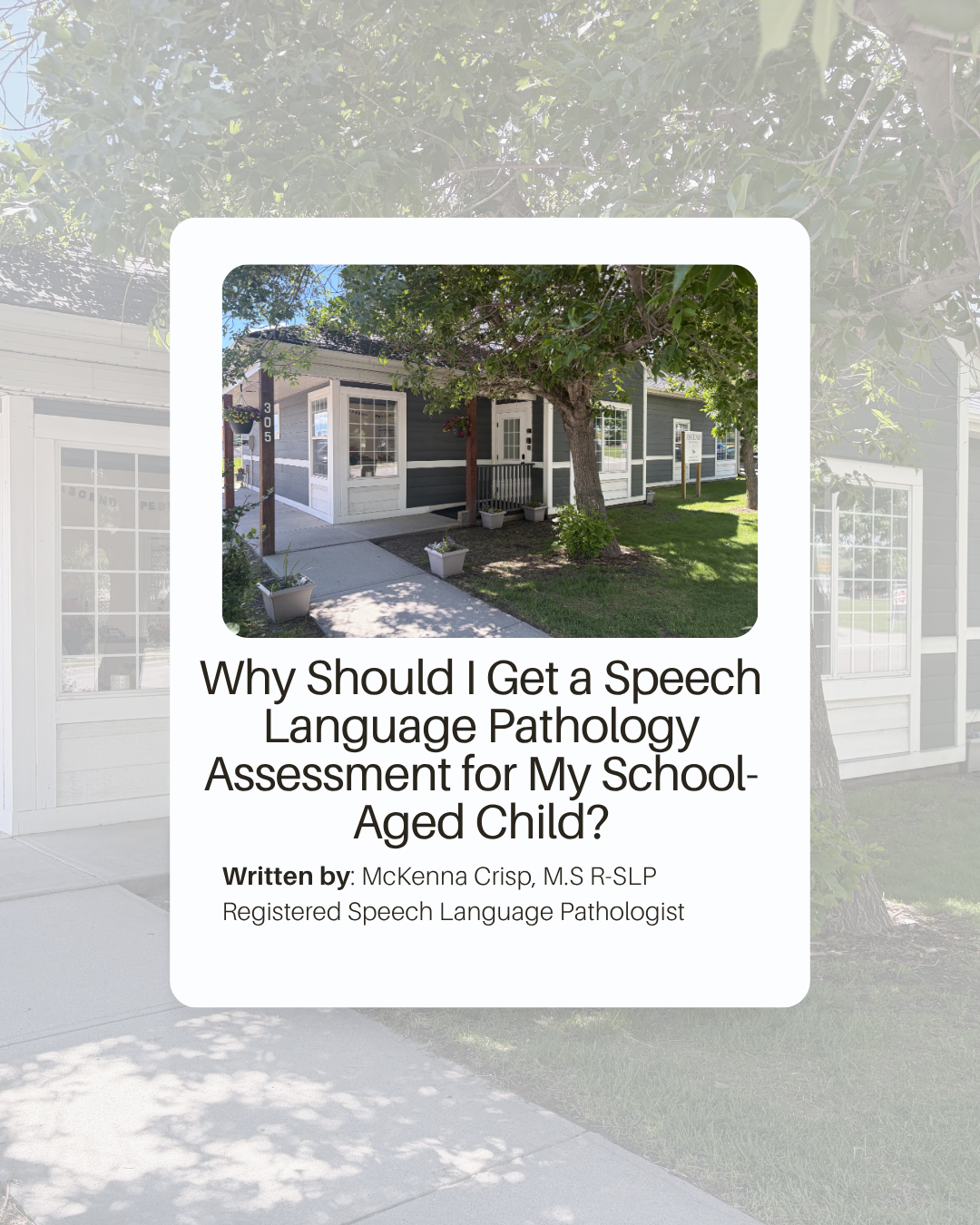 Why Should I Get a Speech Language Pathology Assessment for My School-Aged Child?