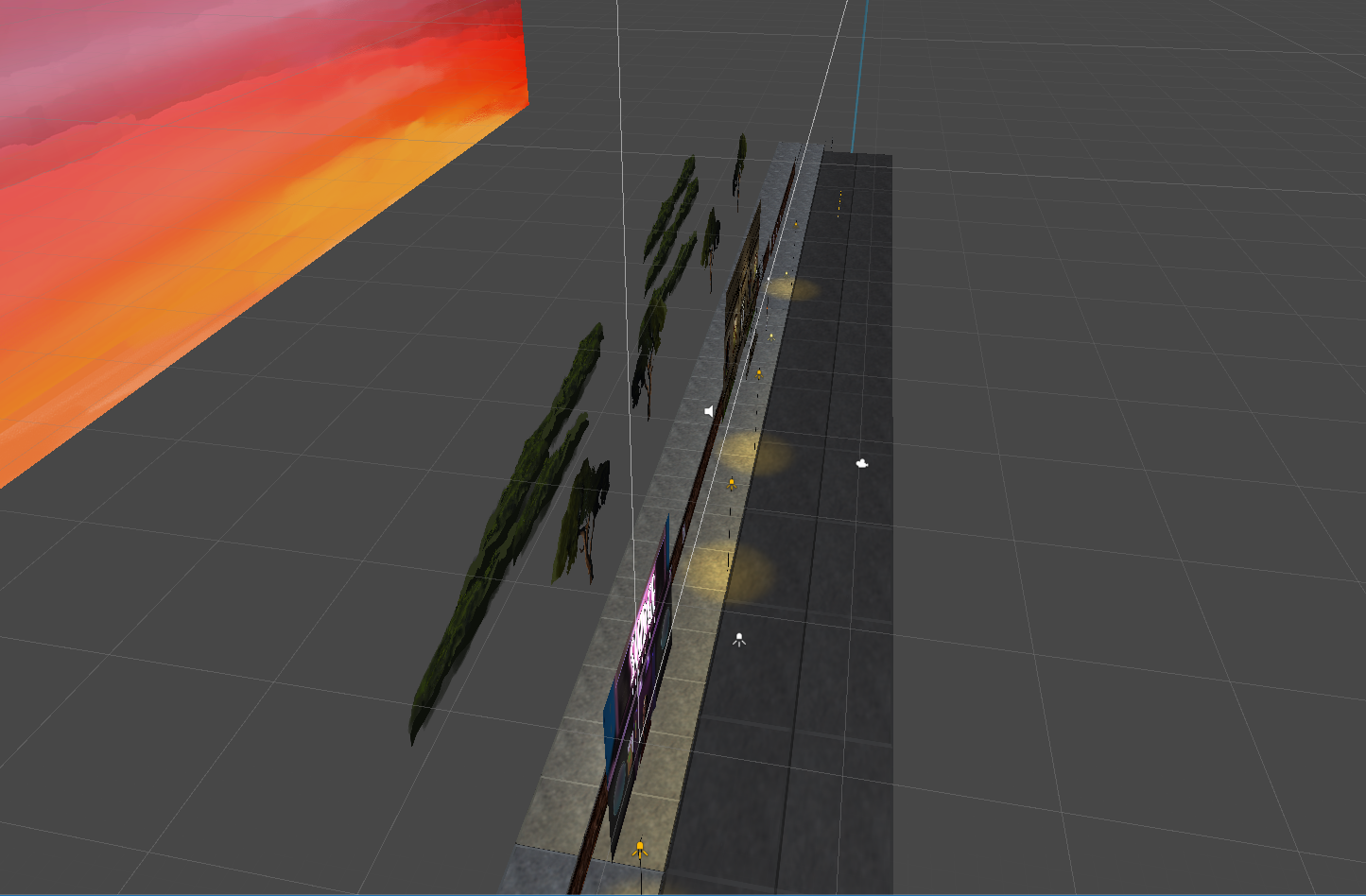 Blockout of the first level in the game.