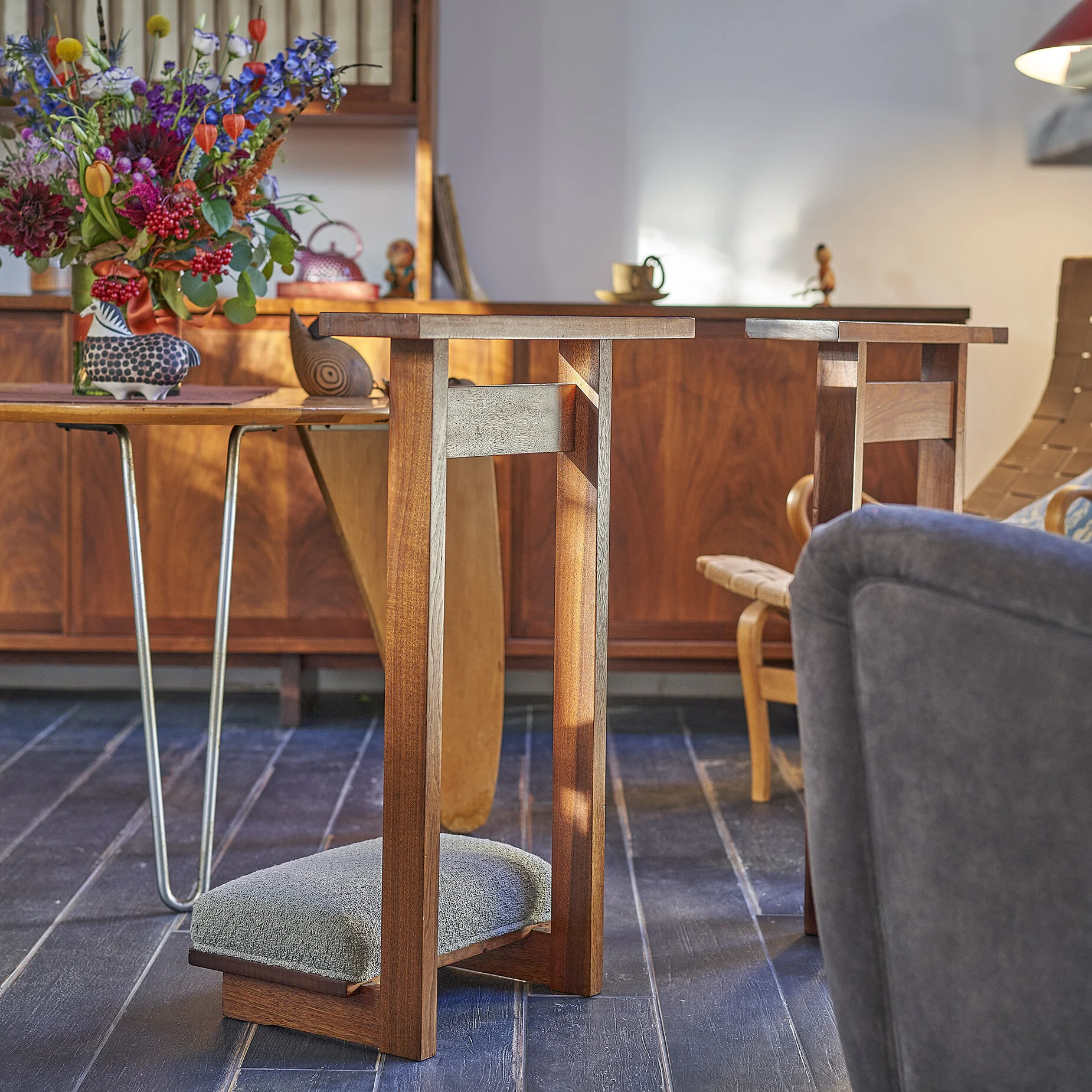 1960s Pair of George Nakashima Stools 