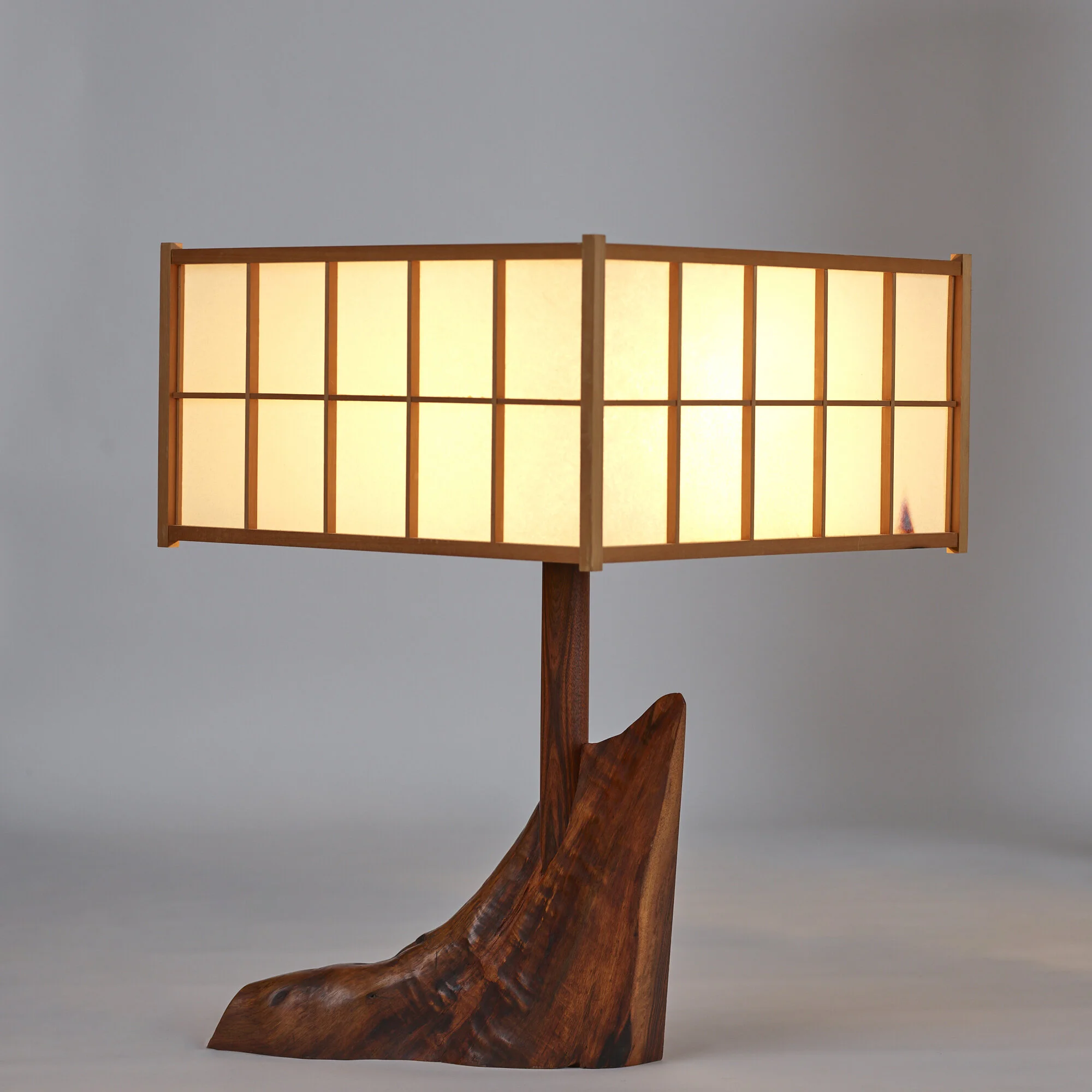 Rare George Nakashima Table Lamp