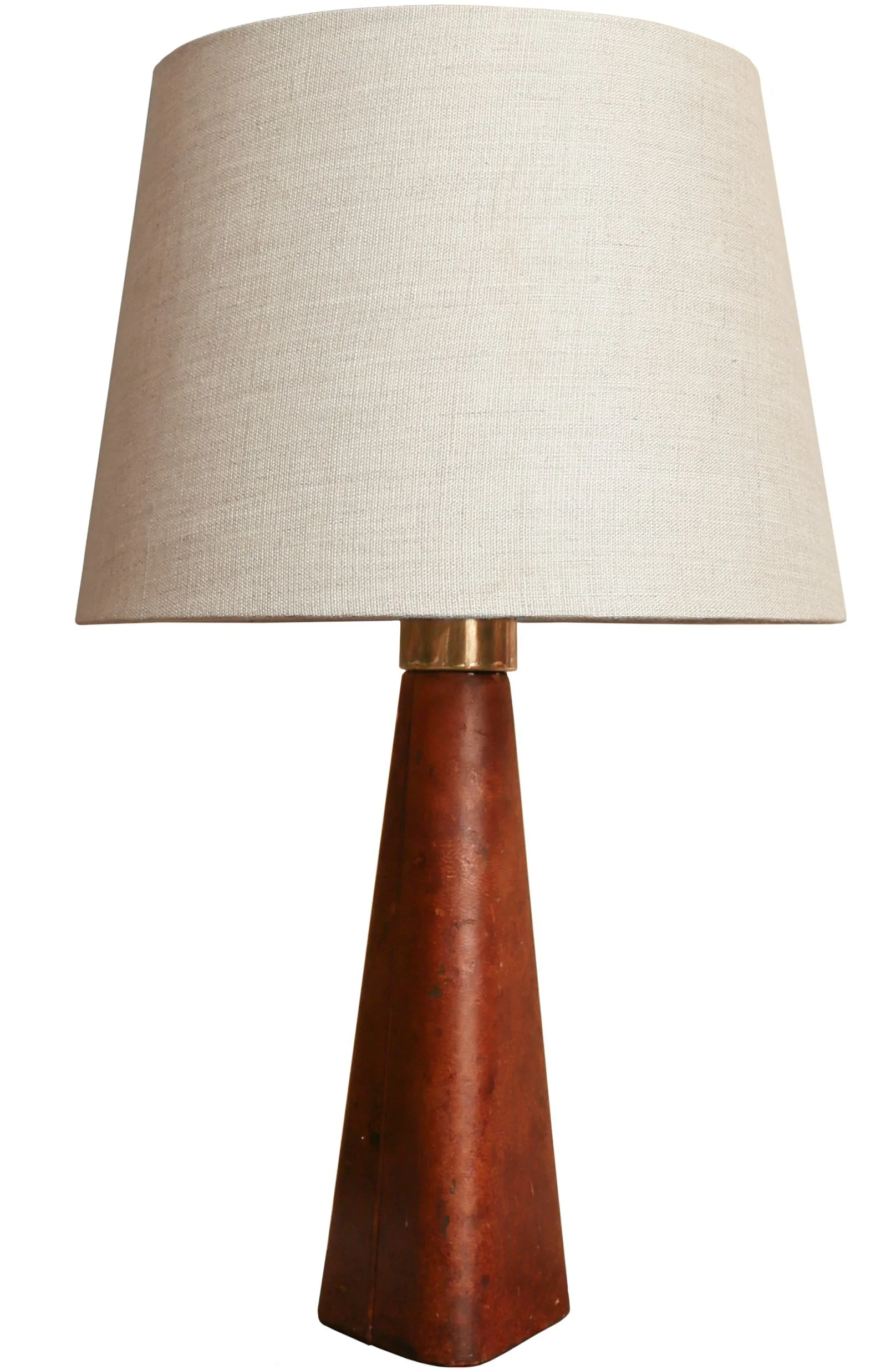 1950s Lisa Johansson Pape Leather Table Lamp Model 46 186 Stockmann Orno