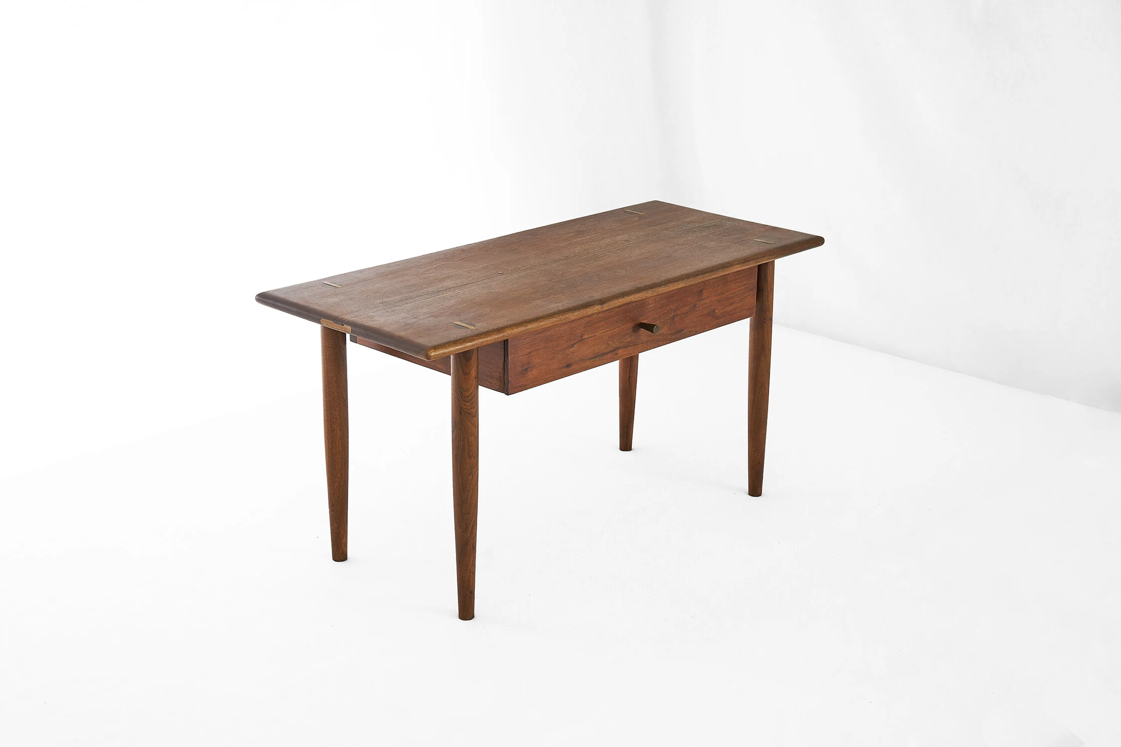 Early Sam Maloof Coffee Table with Single Drawer 1950s