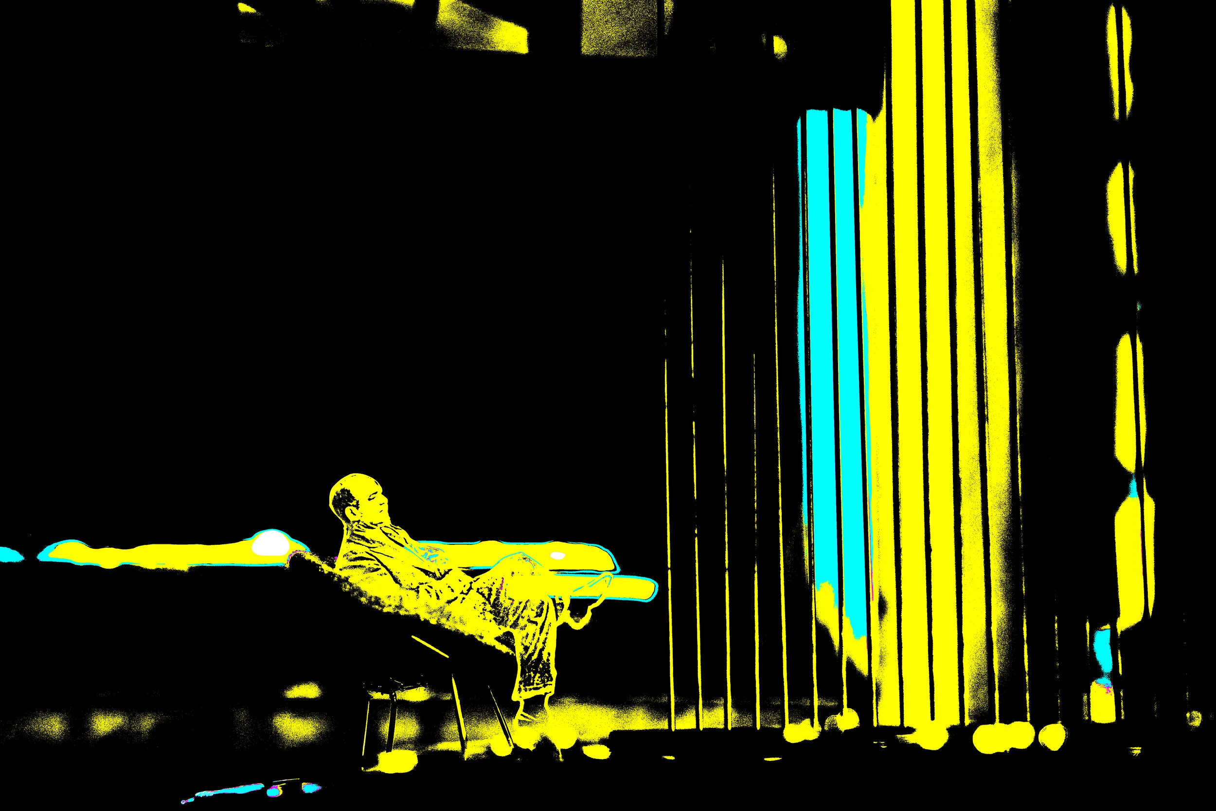 Harry Bertoia and Paul Evans Laser Etchings on Plex and Scale Model from Soirée by Dick Cruger Rendering by PFFK7 for The Exchange Int