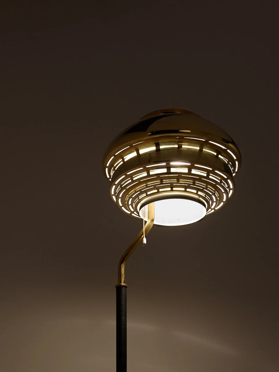 Early Alvar Aalto Floor Lamp Model A808 by Valaistustyö Ky 1950s