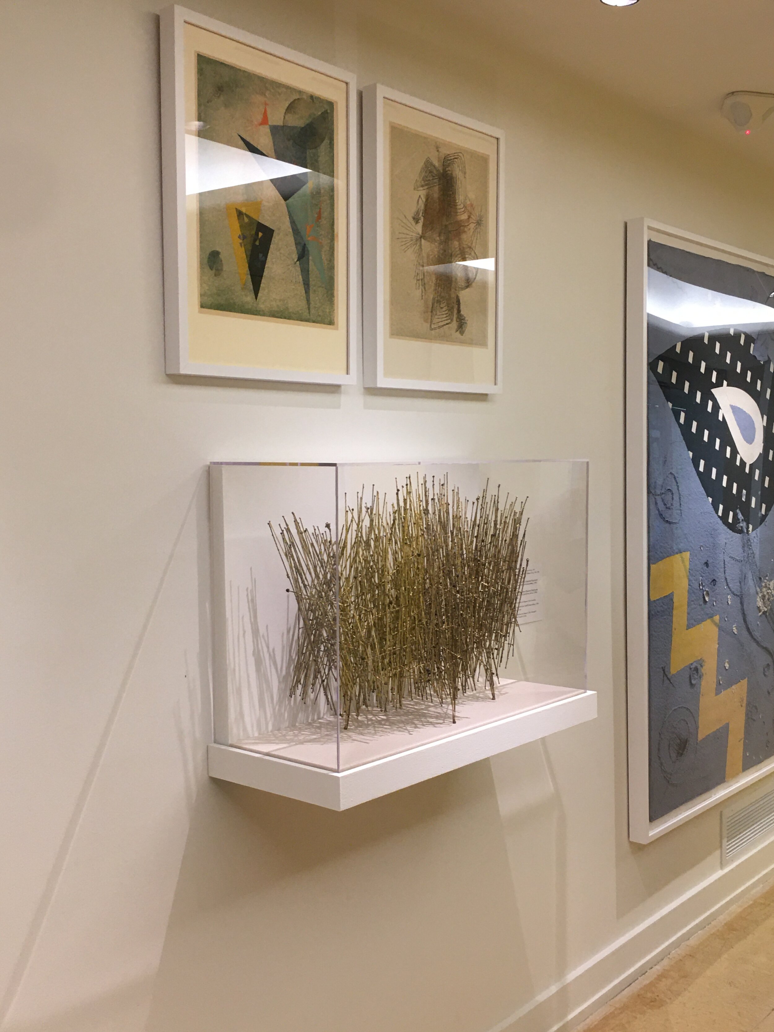Harry Bertoia Straw Sculpture Monotypes Cranbrook With Eyes Opened.JPG