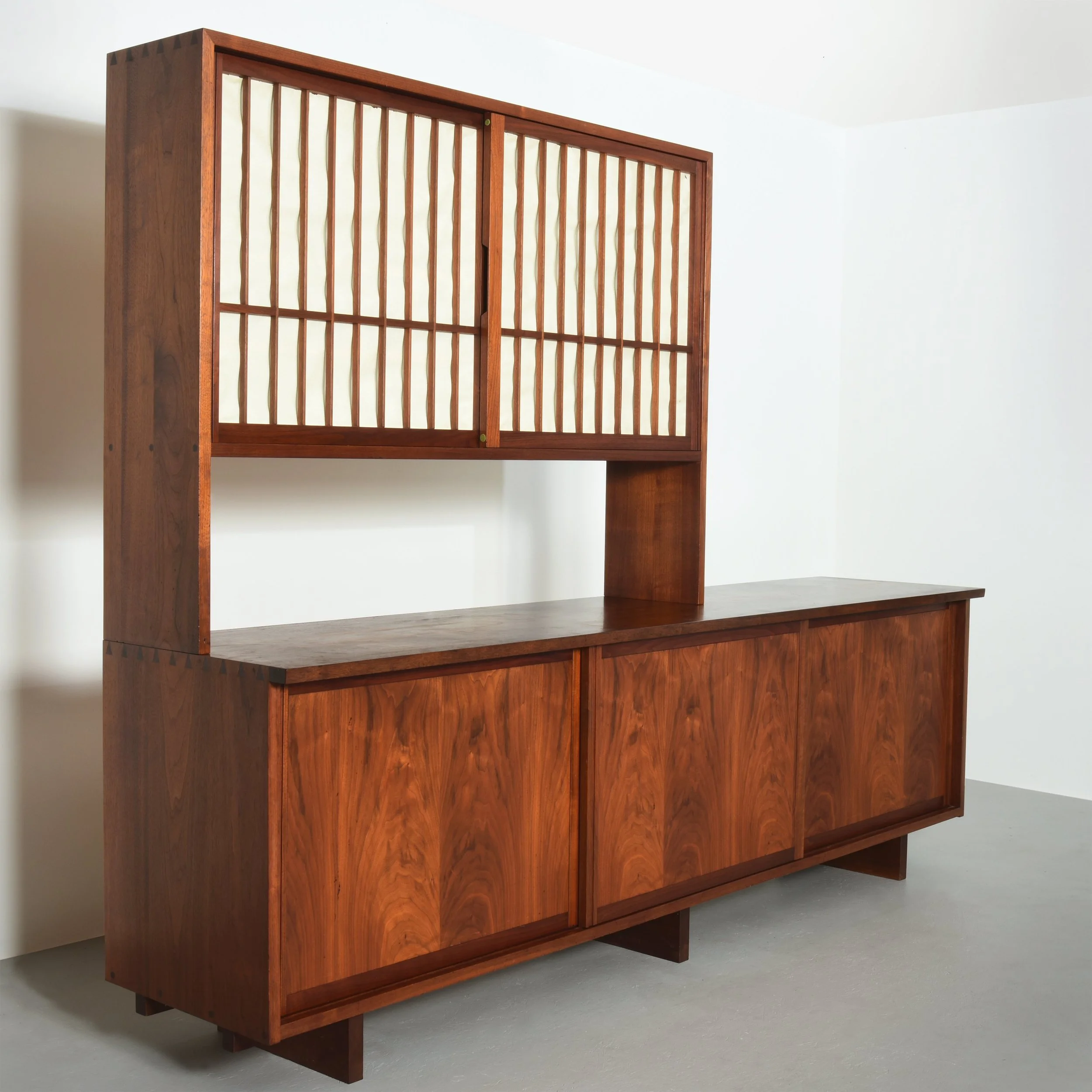 Early George Nakashima Cabinet in Rare Wood Selection 1958