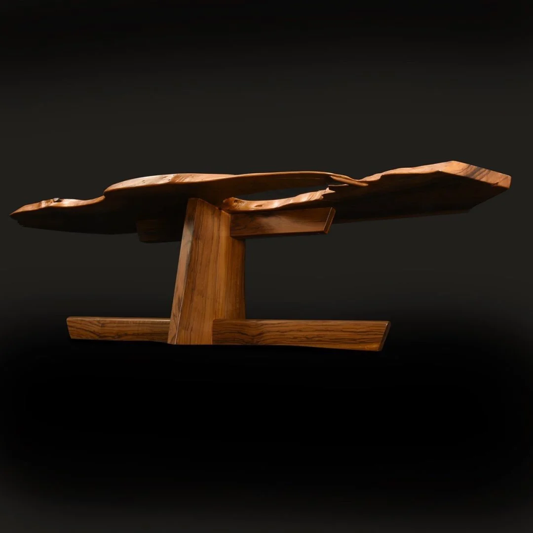  George Nakashima Minguren Coffee Table in Olive Wood