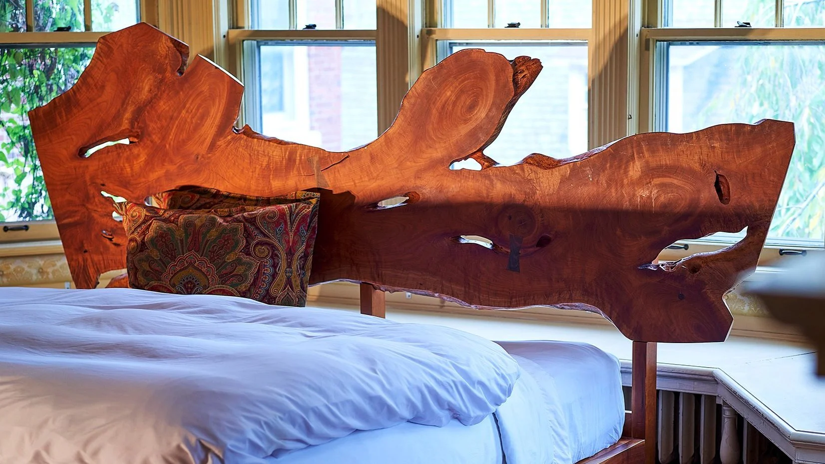 Cherry Slab with Rosewood Keys by George Nakashima 