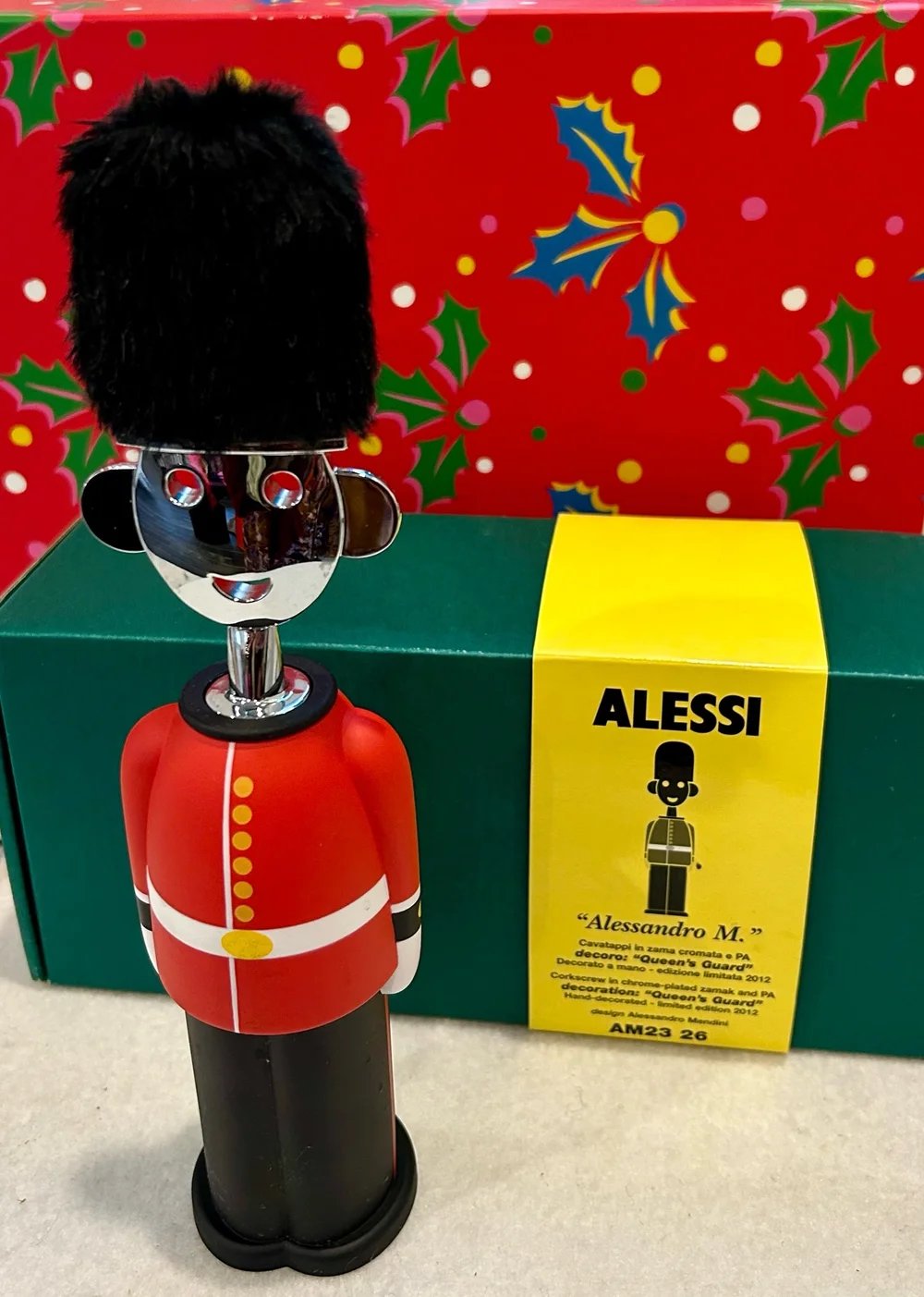 Alessandro Mendini for Alessi Corkscrew “Queen's Guard” AM23 26