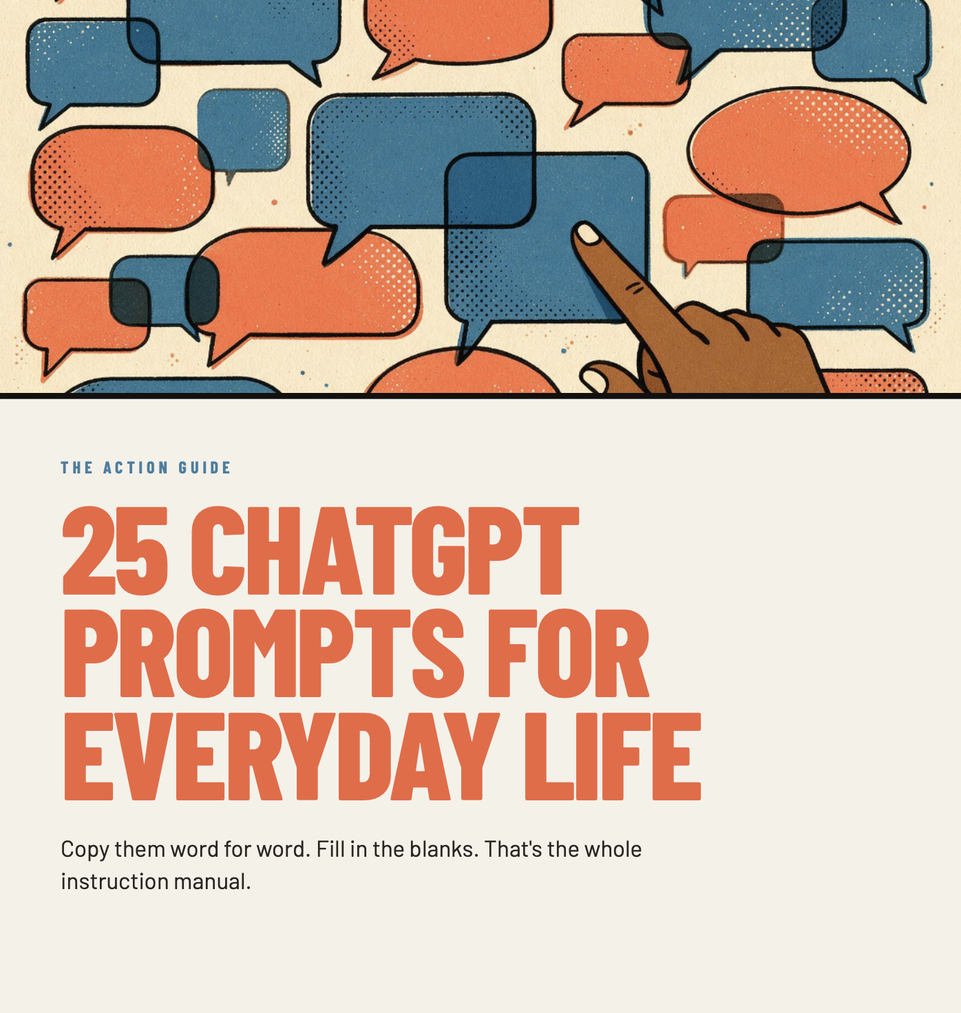 25 ChatGPT Prompts for Everyday Life