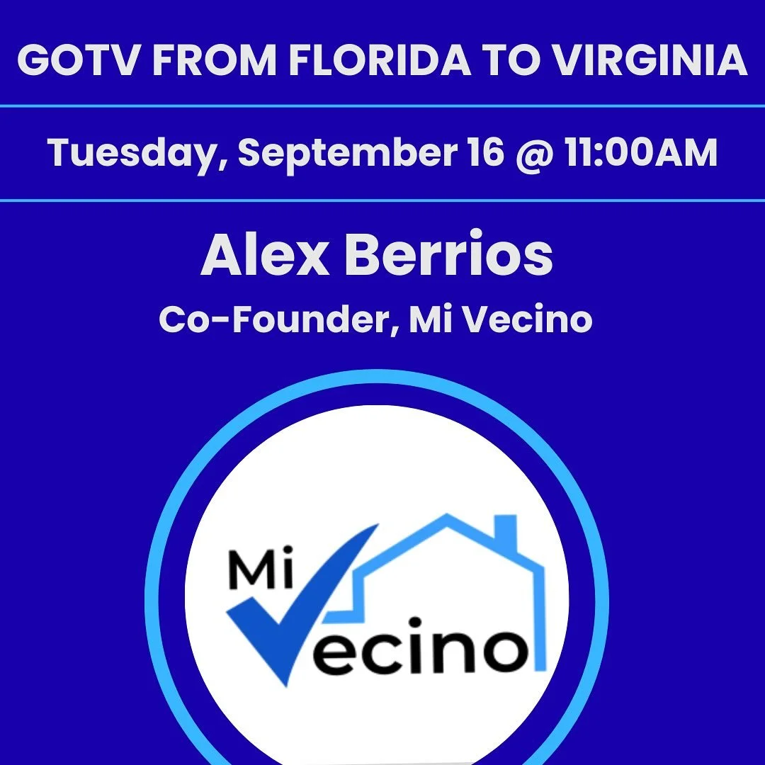 ✨TWO SPEAKER TUESDAY

Join us for Postcarding and conversation beginning at 9:30 AM, followed by discussions with two organizations representing GOTV efforts in the South -with a special focus on Virginia. 

&bull;10AM: Sandy Radoff &amp; Claire Ullm