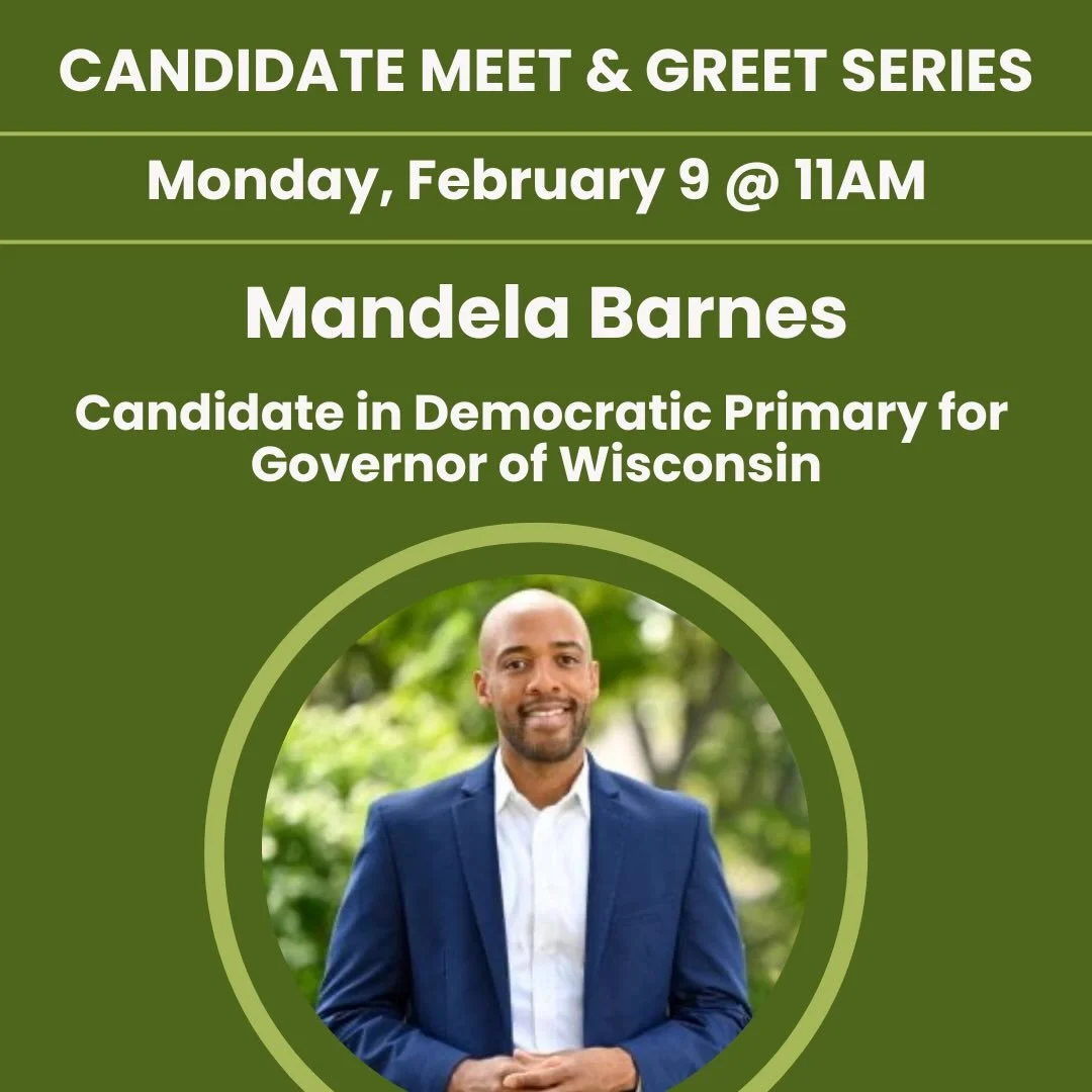 Spend your Monday morning with us! We will be writing postcards beginning at 10am.

&bull;11am: Mandela Barnes- Candidate, Democratic Primary for Governor of Wisconsin @theothermandela 

Former Wisconsin Lieutenant Governor, a previous guest on our Z