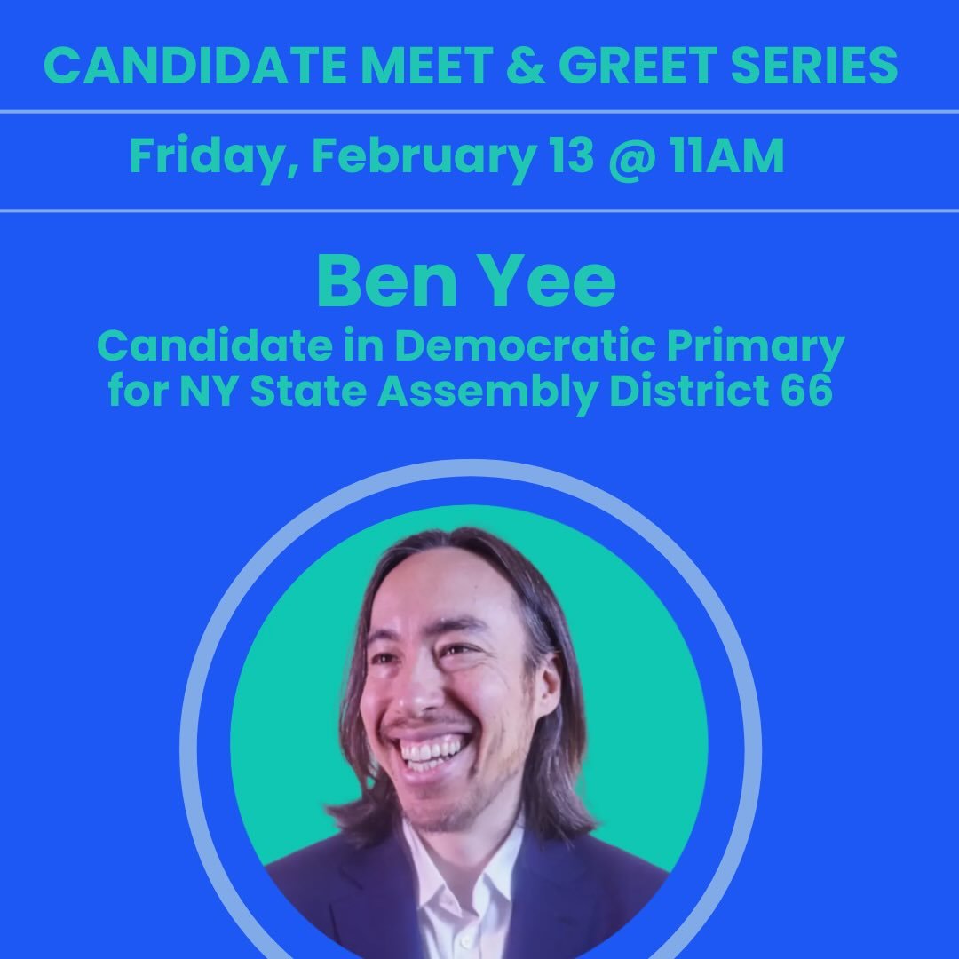 Two Speaker Friday! Join for postcarding beginning at 9:30am.

&bull;10AM: Michigan State Rep, Donavan McKinney, Candidate in Democratic Primary for Congress (MI-13) 

&bull;11AM: Ben Yee-Candidate in Democratic Primary for NY State Assembly District