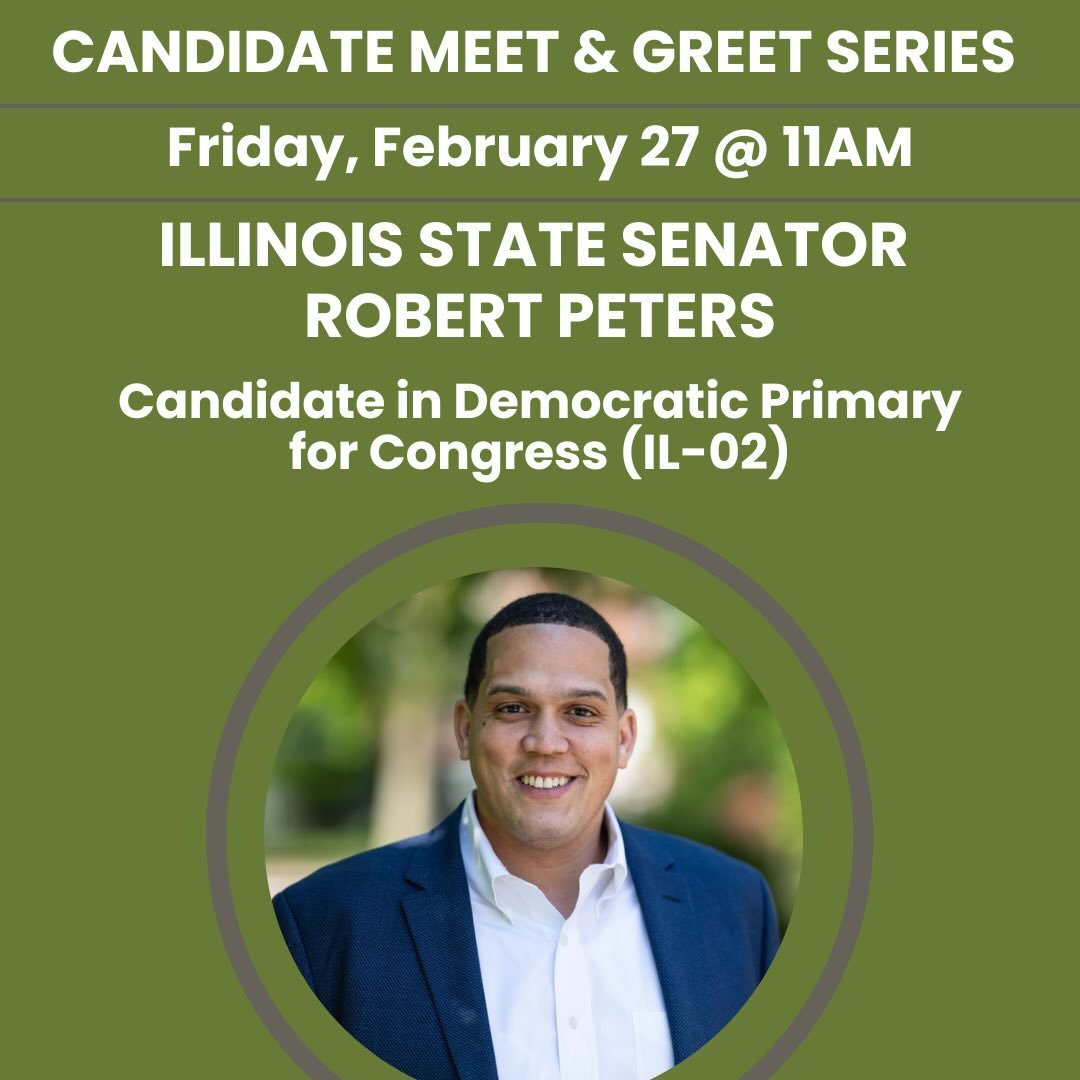 Join us Friday morning for two speakers! Postcarding and conversation beginning at 9:30AM. 

&bull;10AM:  Jenna Bimbi, 
Founder &amp; Executive Director, NY Birth Control Access Project 

&bull;11AM: IL State Senator Robert Peters,&nbsp;Candidate in 