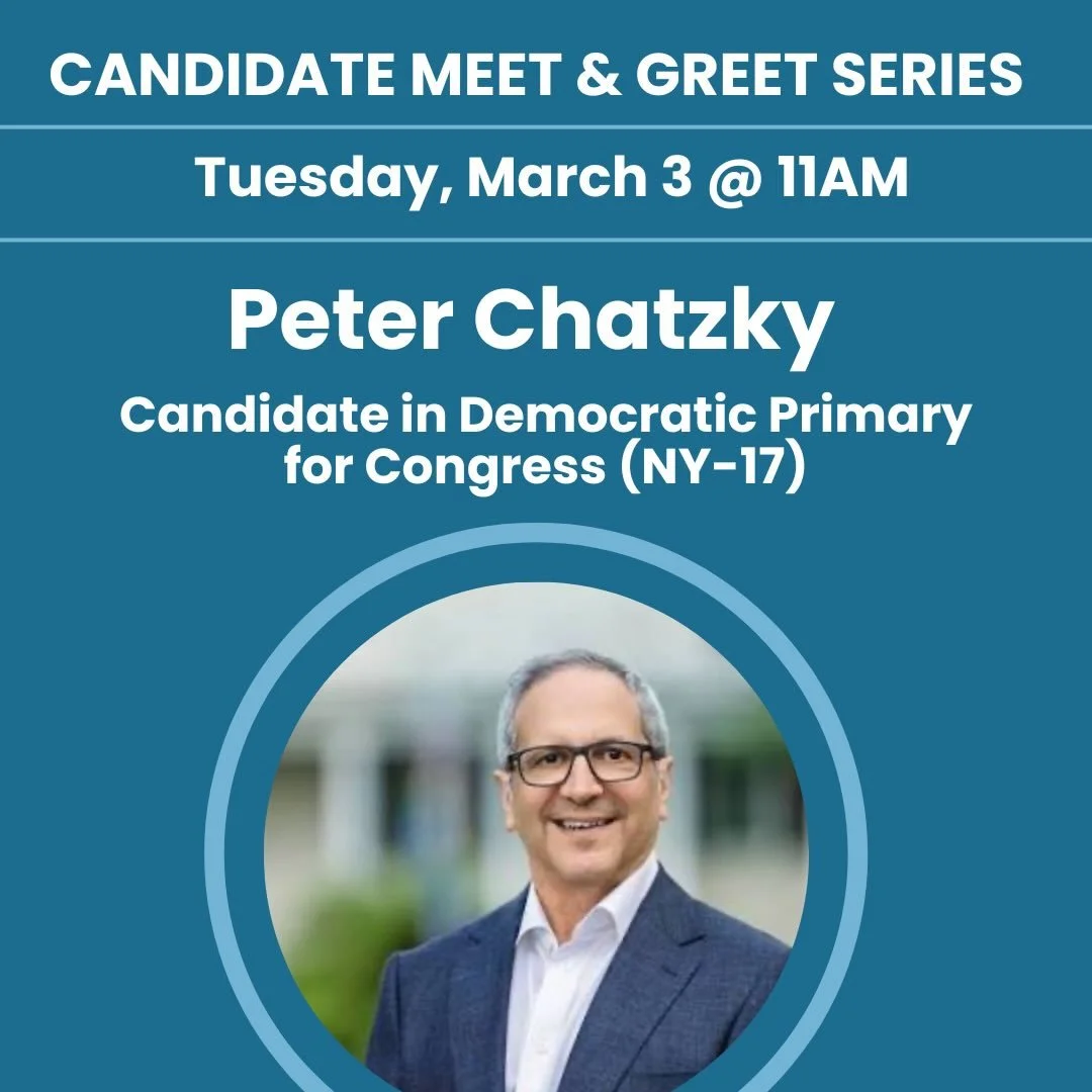 📣Two Speaker Tuesday! Join for postcarding beginning at 9:30am.

&bull;10AM: Lindsey Boylan, Candidate in Democratic Primary, NYC Council District 3 

&bull;11AM: Peter Chatzky, Candidate in Democratic Primary  for Congress (NY-17) @chatzkyforcongre