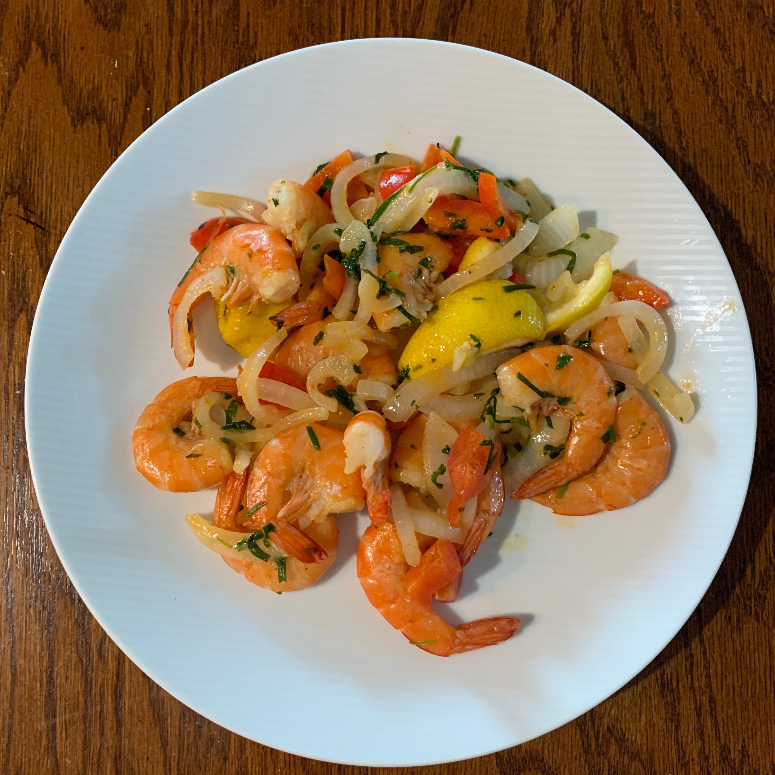 Real Thai prawns