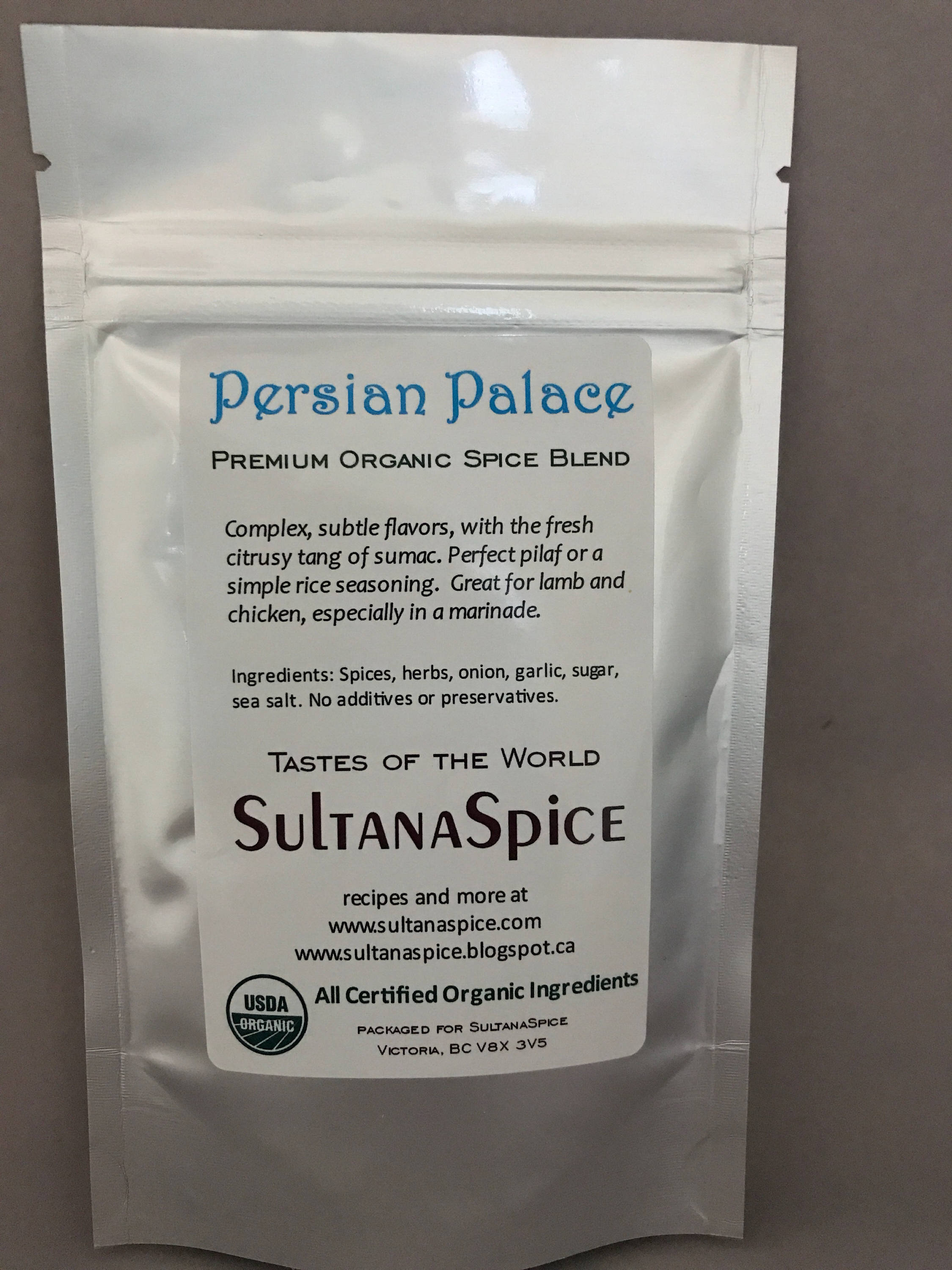 Persian Palace organic spice mix