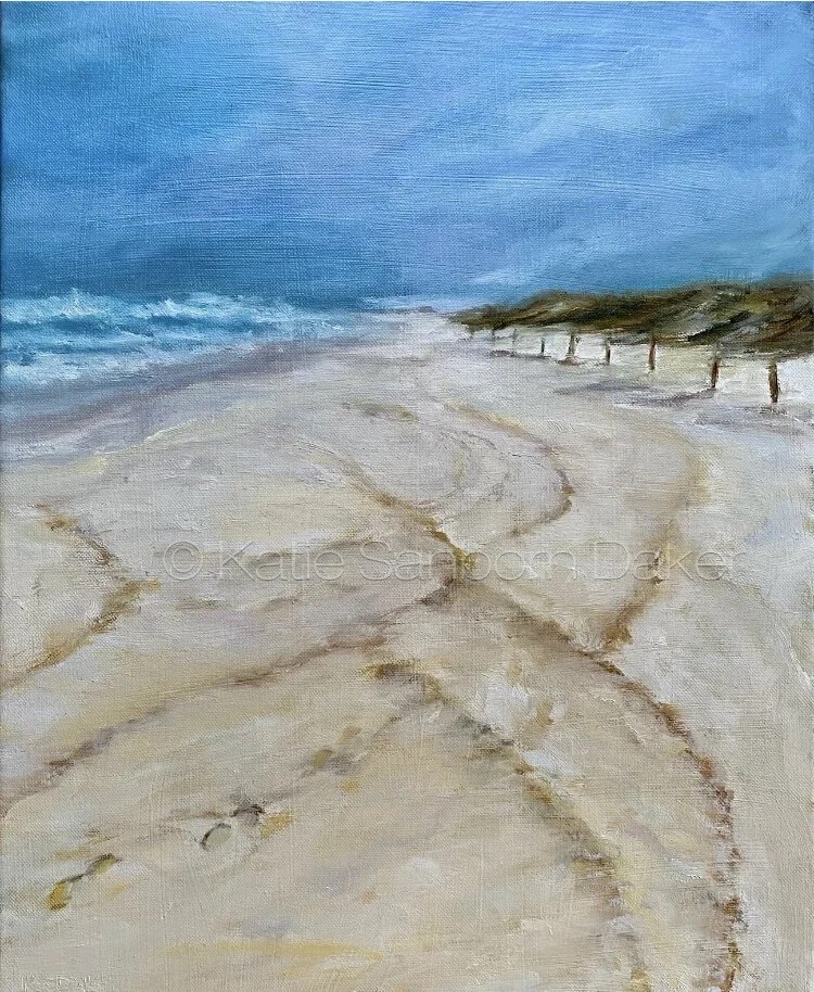 "Watermarks": 12"x16"  Oil Painting on Canvas