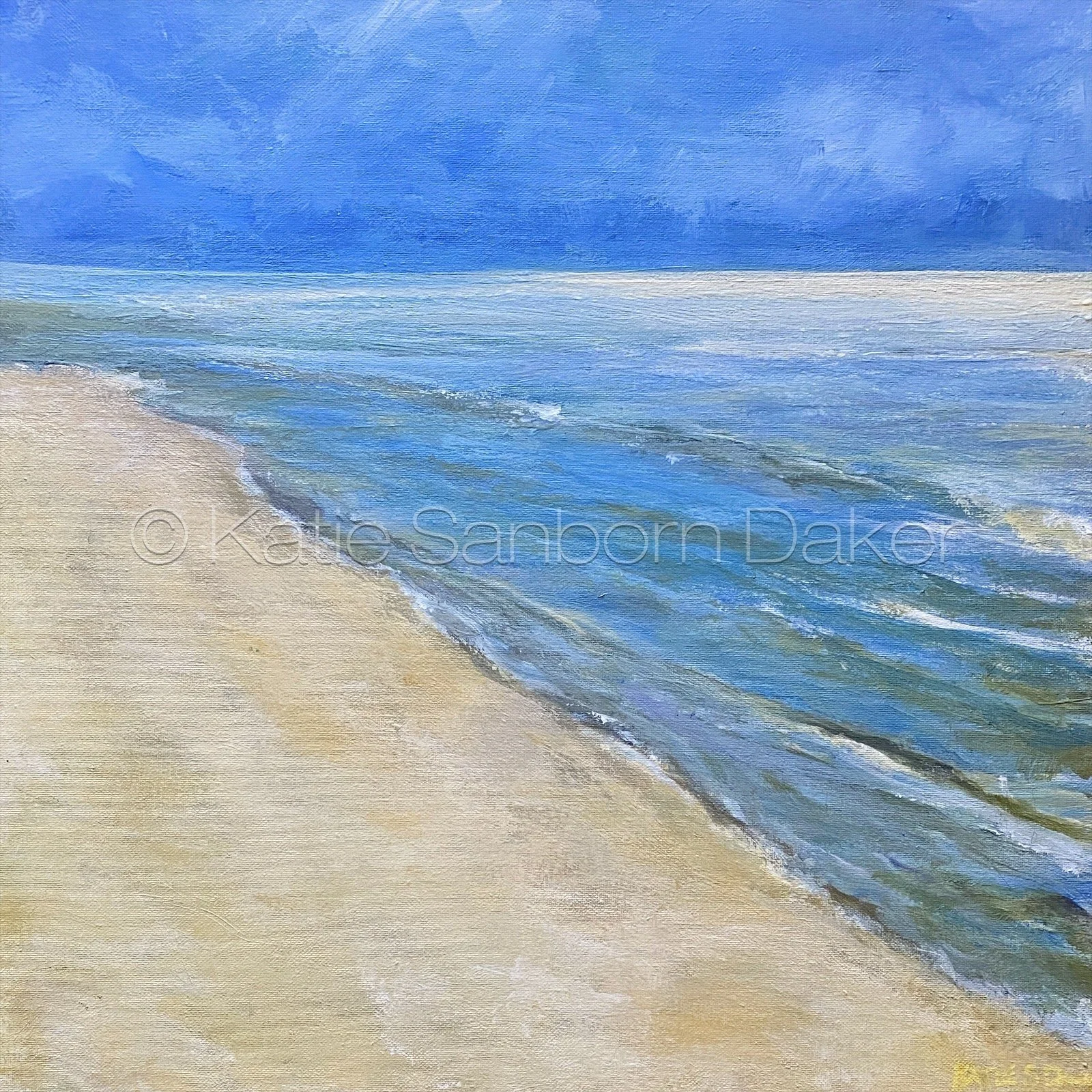 "Apricity": 18"x18" oil on canvas-SOLD (archival prints available)