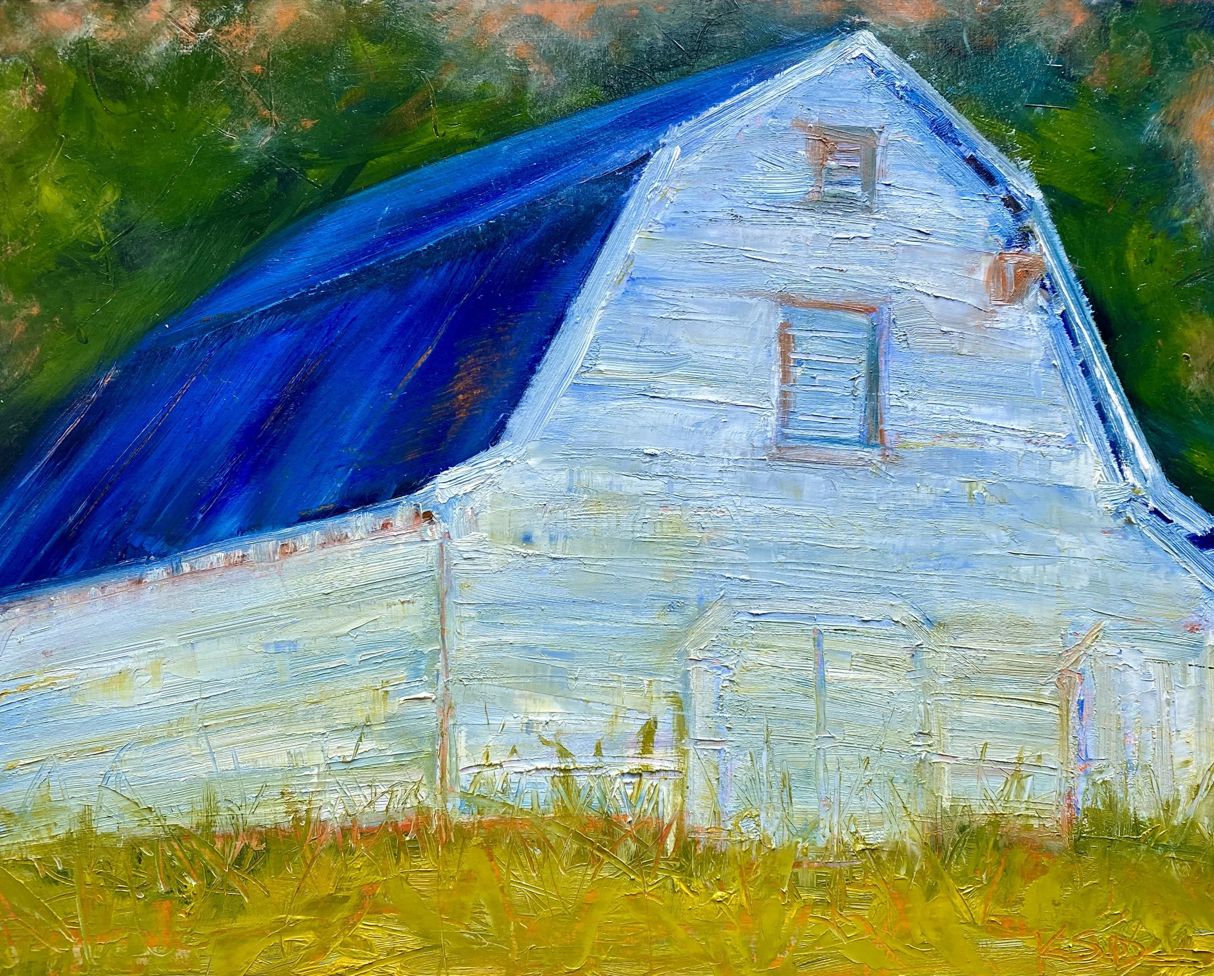 'Early Morning Run":  14"x11" on canvas panel