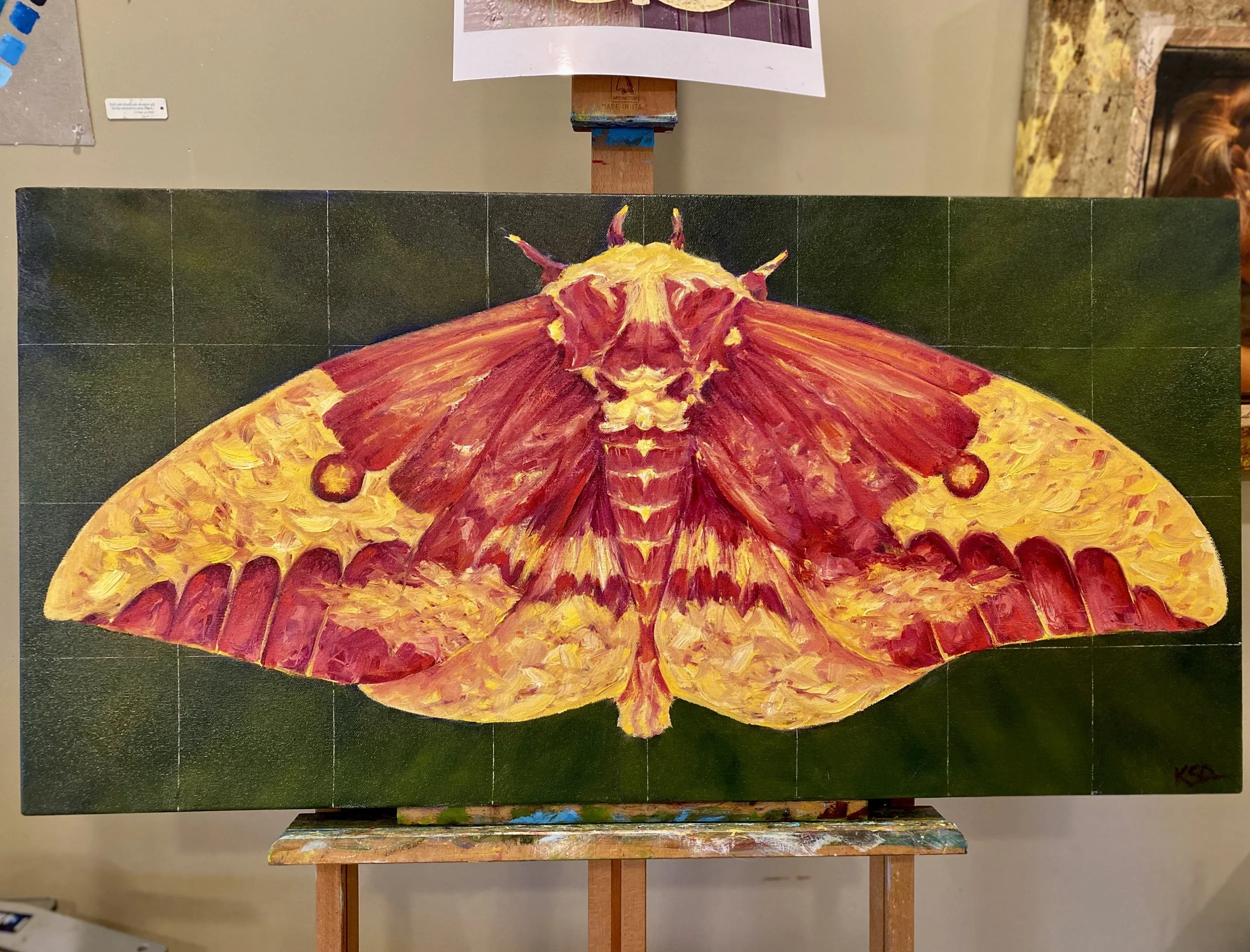 queen II on easel.jpg