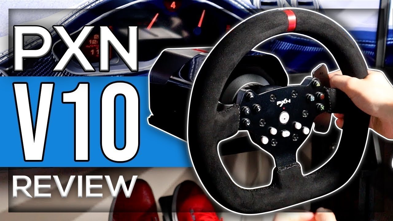 PXN V10 Review  The NEWEST Entry-Level Force Feedback Wheel! — Reviews