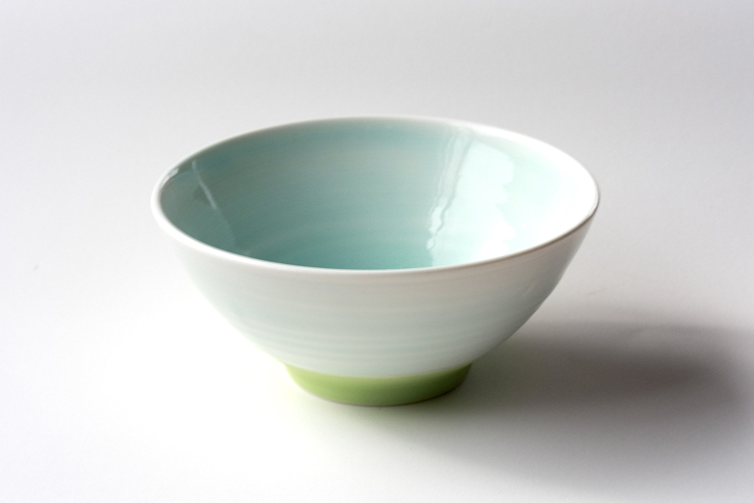 Porcelain small dip bowl, lime