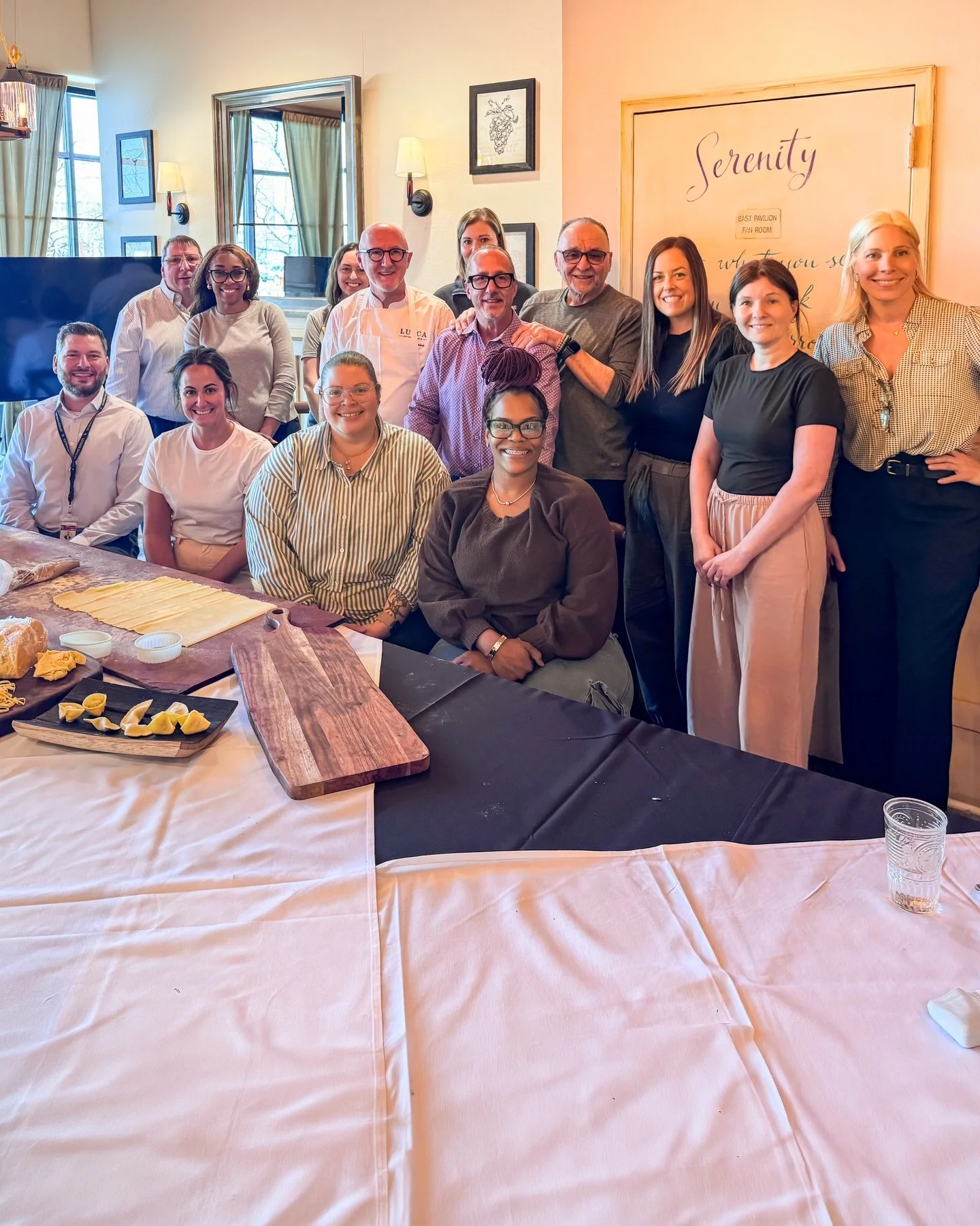 Today at Lucca, the teachers became students. Chef @federicomacchio and Steven Hartenstein @thechiefbottlewasher (@illinoisrestaurants Chair Emeritus) hosted @prostartprogram educators from Oak Park River Forest, Leyden, and Proviso school districts 