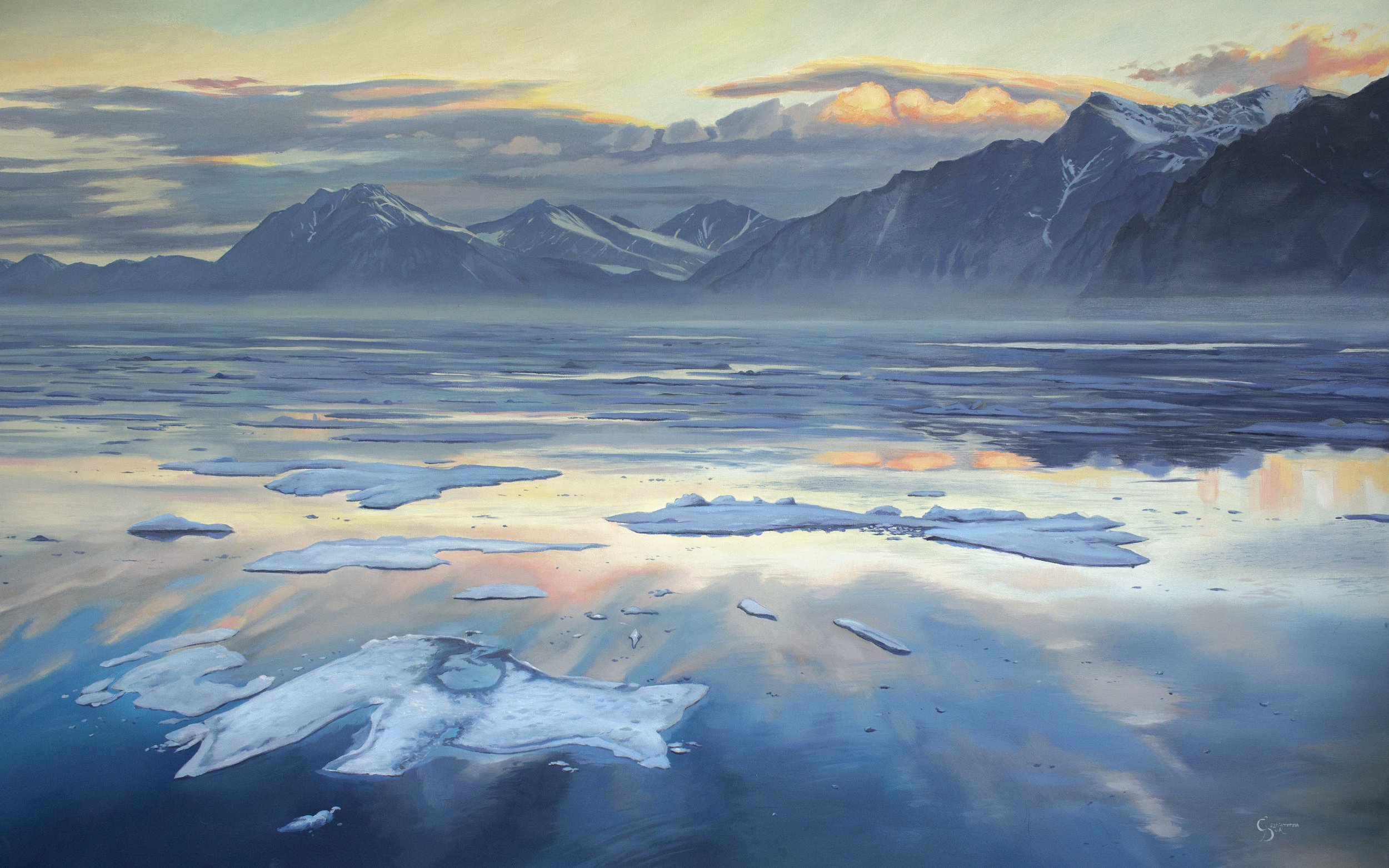Baffin Bay Commission - 30" x 48" oil on canvas 2020