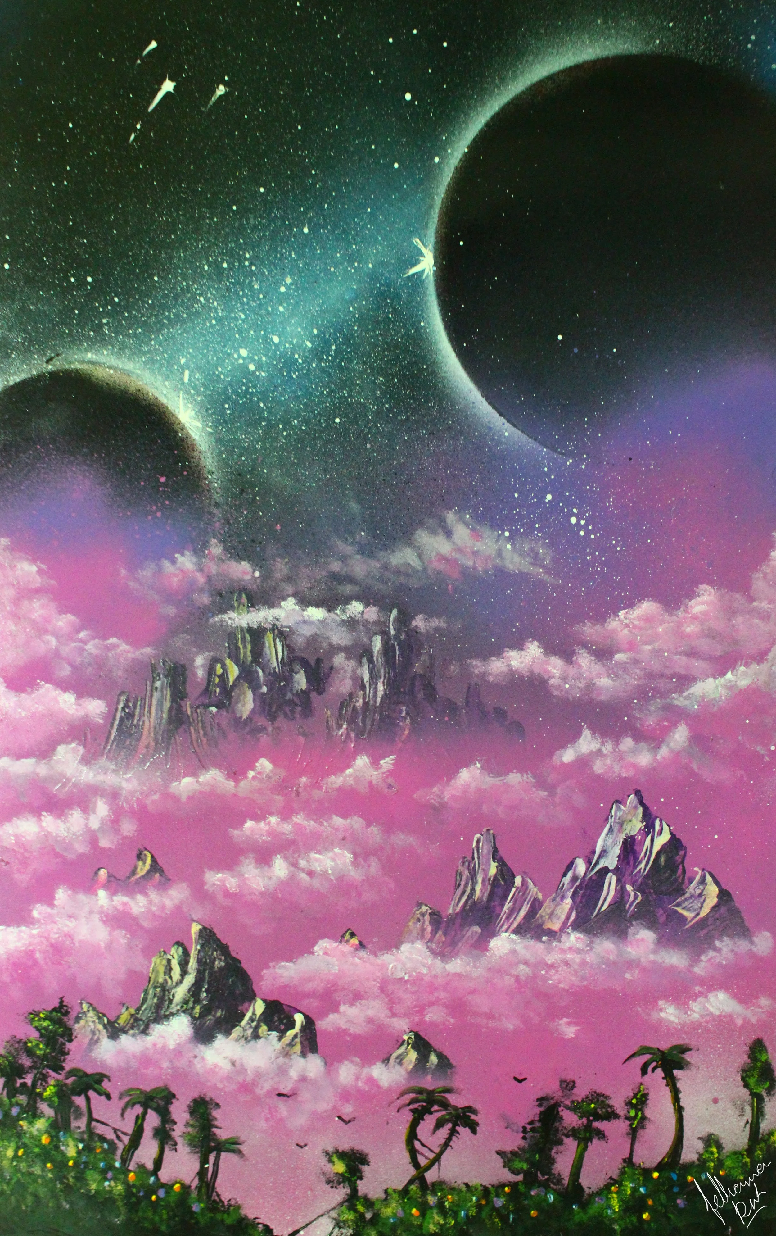 Spray Paint Landscape 5 2011