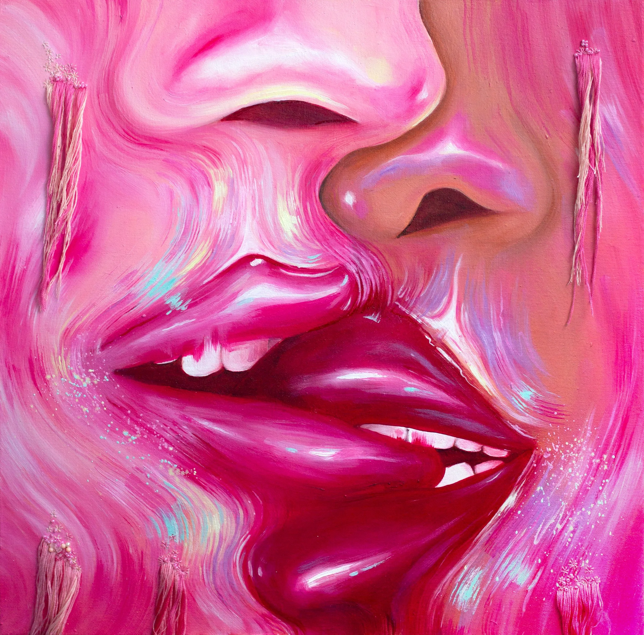 Saara Lakso
Lempi
Oil and embroidery on canvas
50 x 50 cm
2026