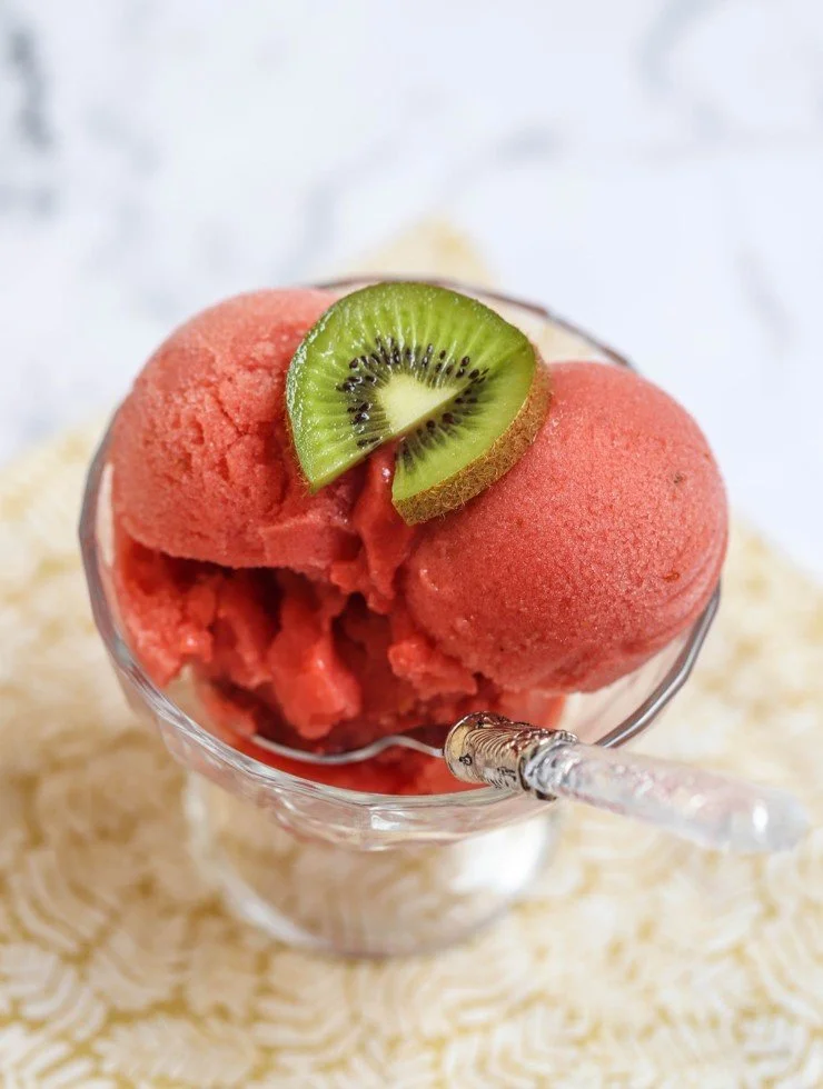 Healthy Watermelon Sorbet